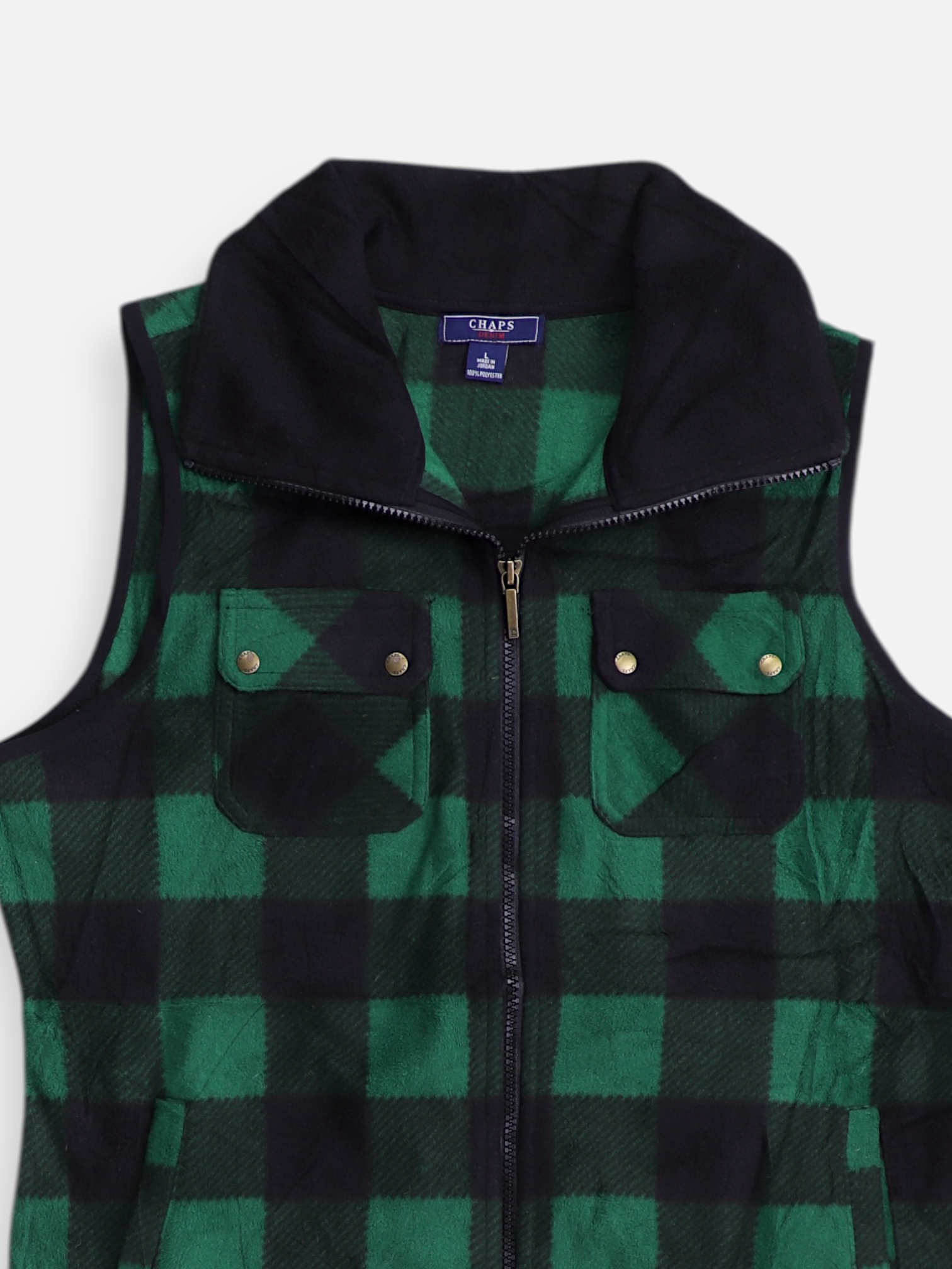 Chaps Chaleco Color Block - Mujer - Large