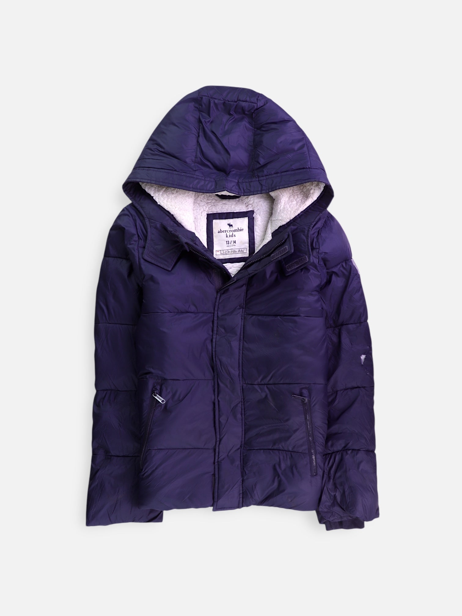 Abercrombie & Fitch Chaqueta Puffer Impermeable - Niño - Medium - 13-14Y (Años)