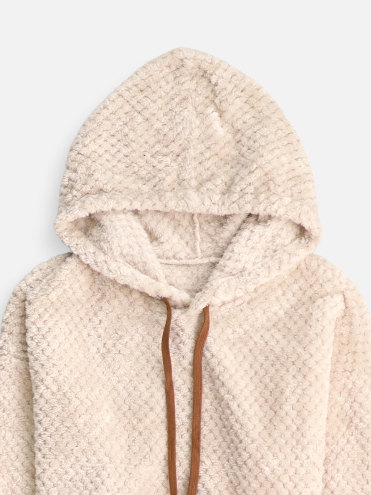 Sudadera Hoodie Teddy - Hombre - Small