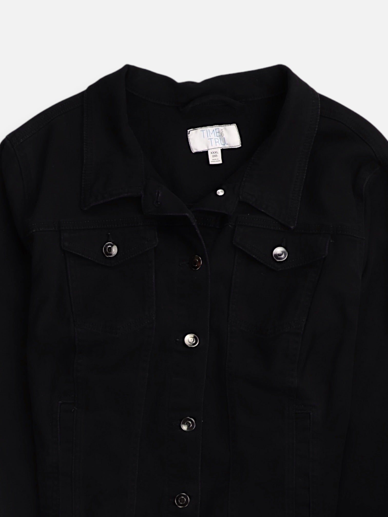 TIME THRU Chaqueta Denim  Basic - Mujer - 3XL