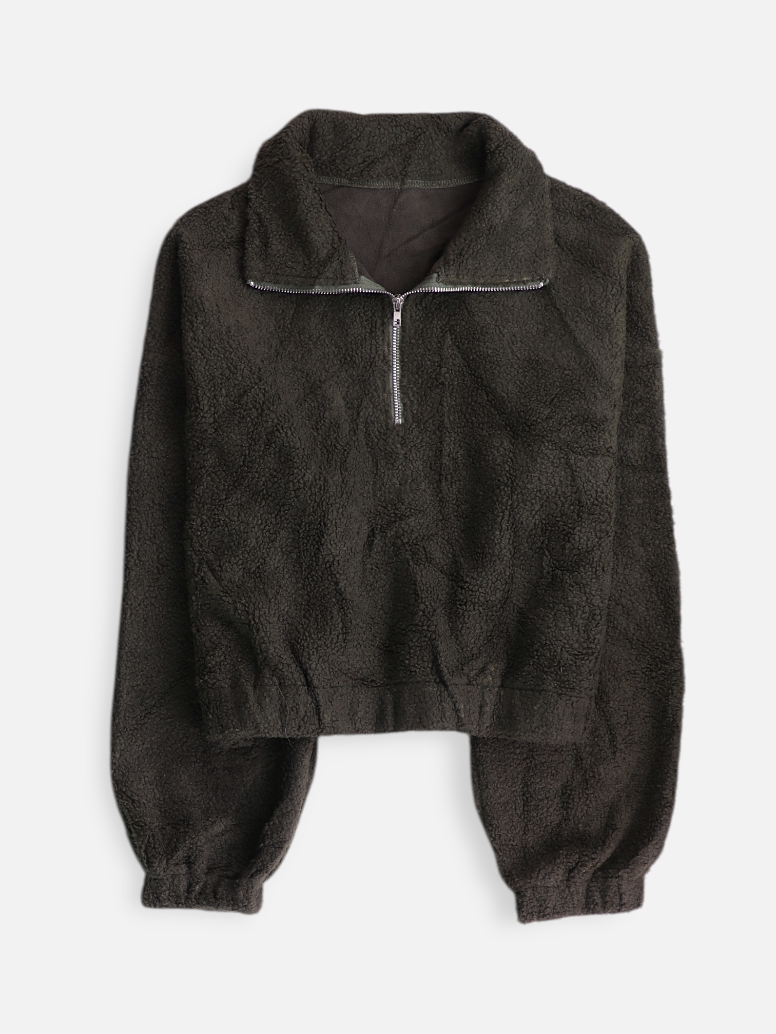 Zaful Sueter Fleece Casual - Mujer - Medium