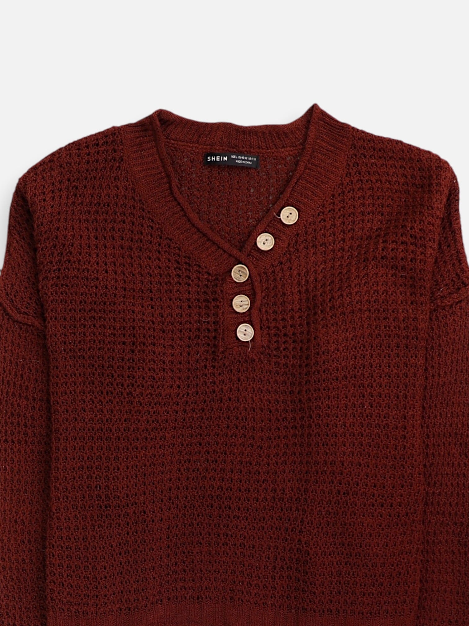 SHEIN Sueter Knit Casual - Mujer - Large