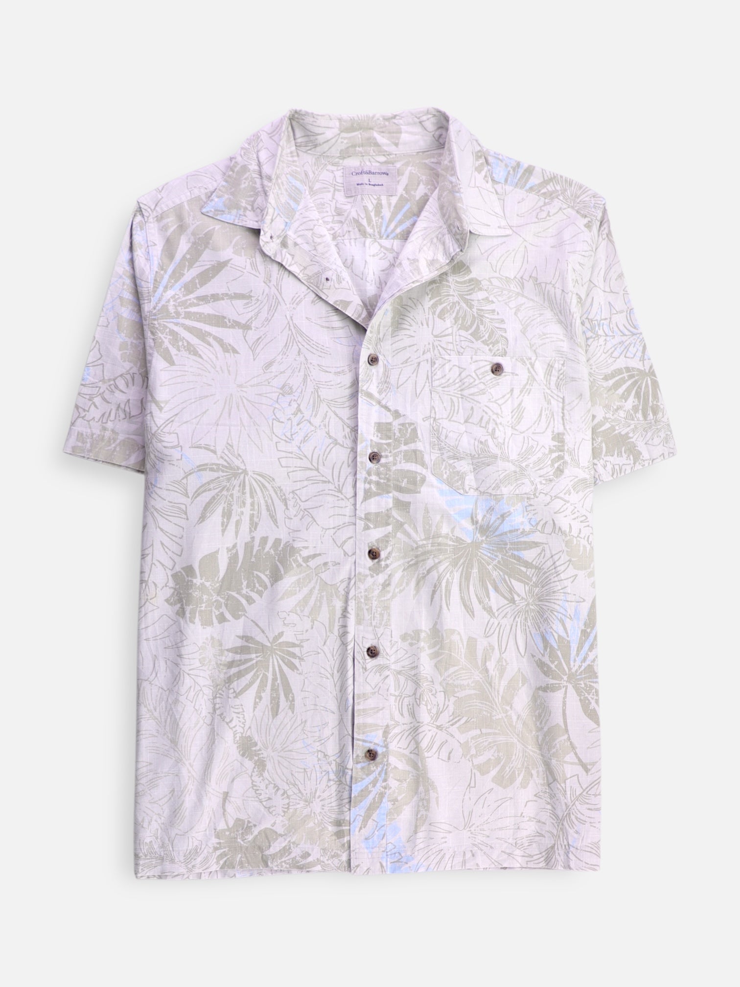 Croft & Barrow Camisa Verano - Hombre - Large