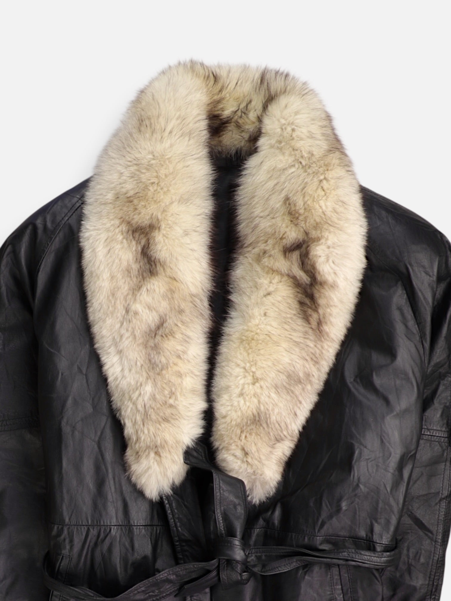 Abrigo Trench Coat Cuero - Mujer - 2