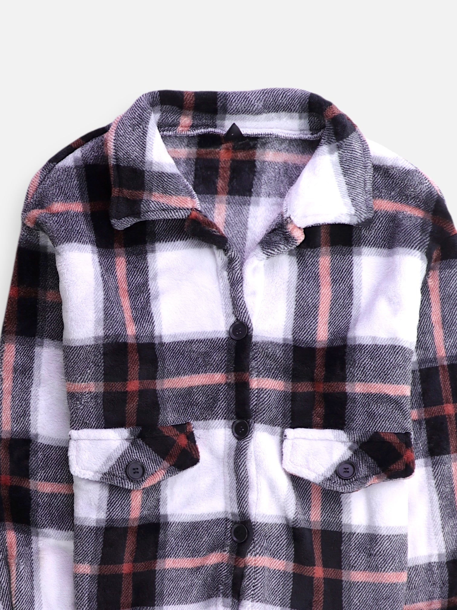 SHEIN Chaqueta Sobrecamisa Color Block - Mujer - Small