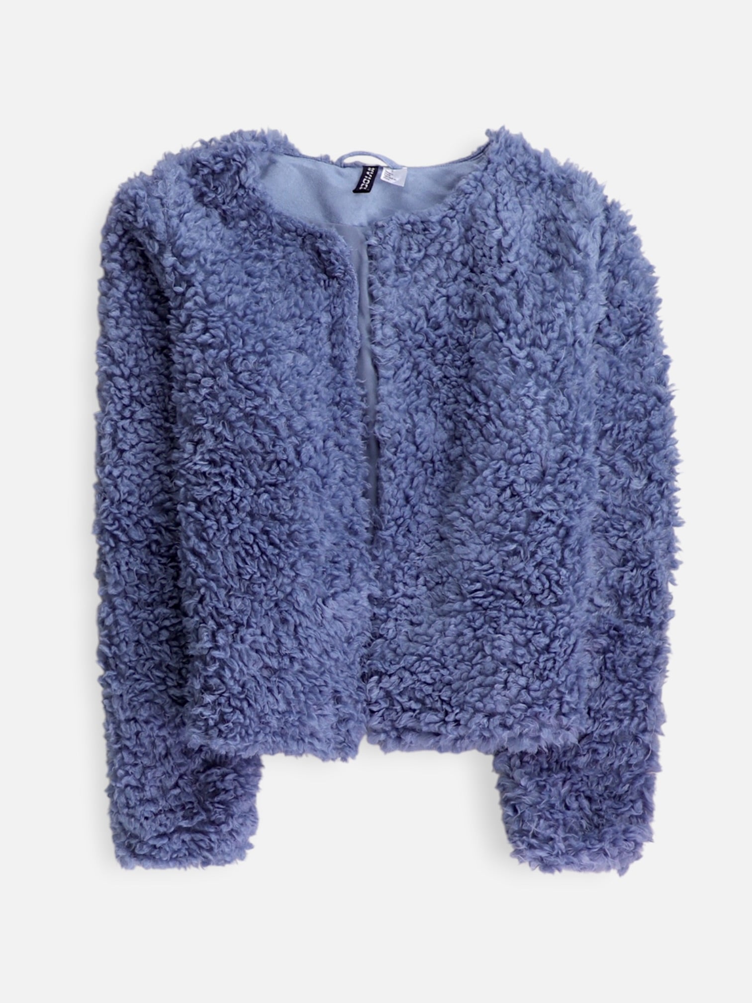 H&M Chaqueta Casual Teddy - Mujer - Large