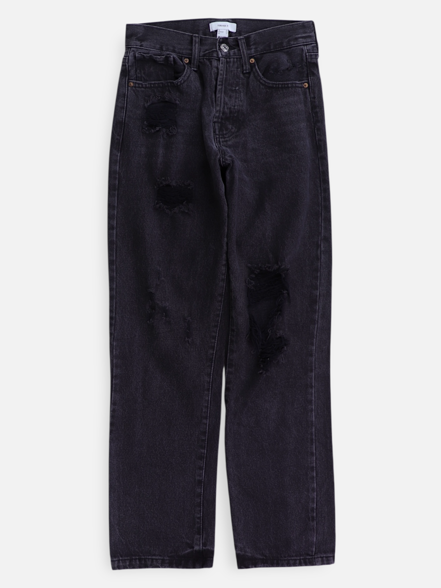 Forever 21 Jean Regular Fit Denim - Mujer - 24