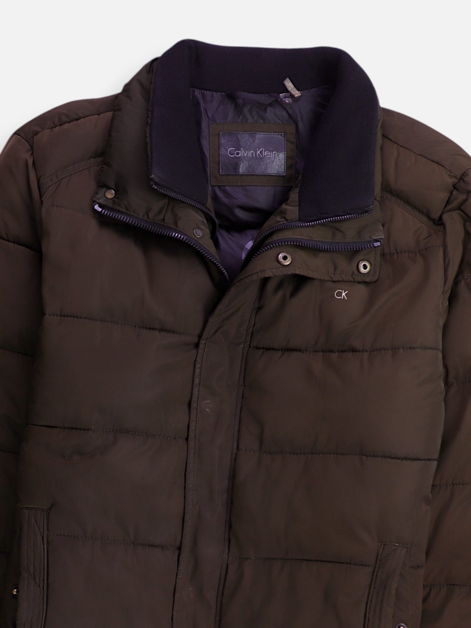 Calvin Klein Chaqueta Puffer Impermeable - Hombre - Large