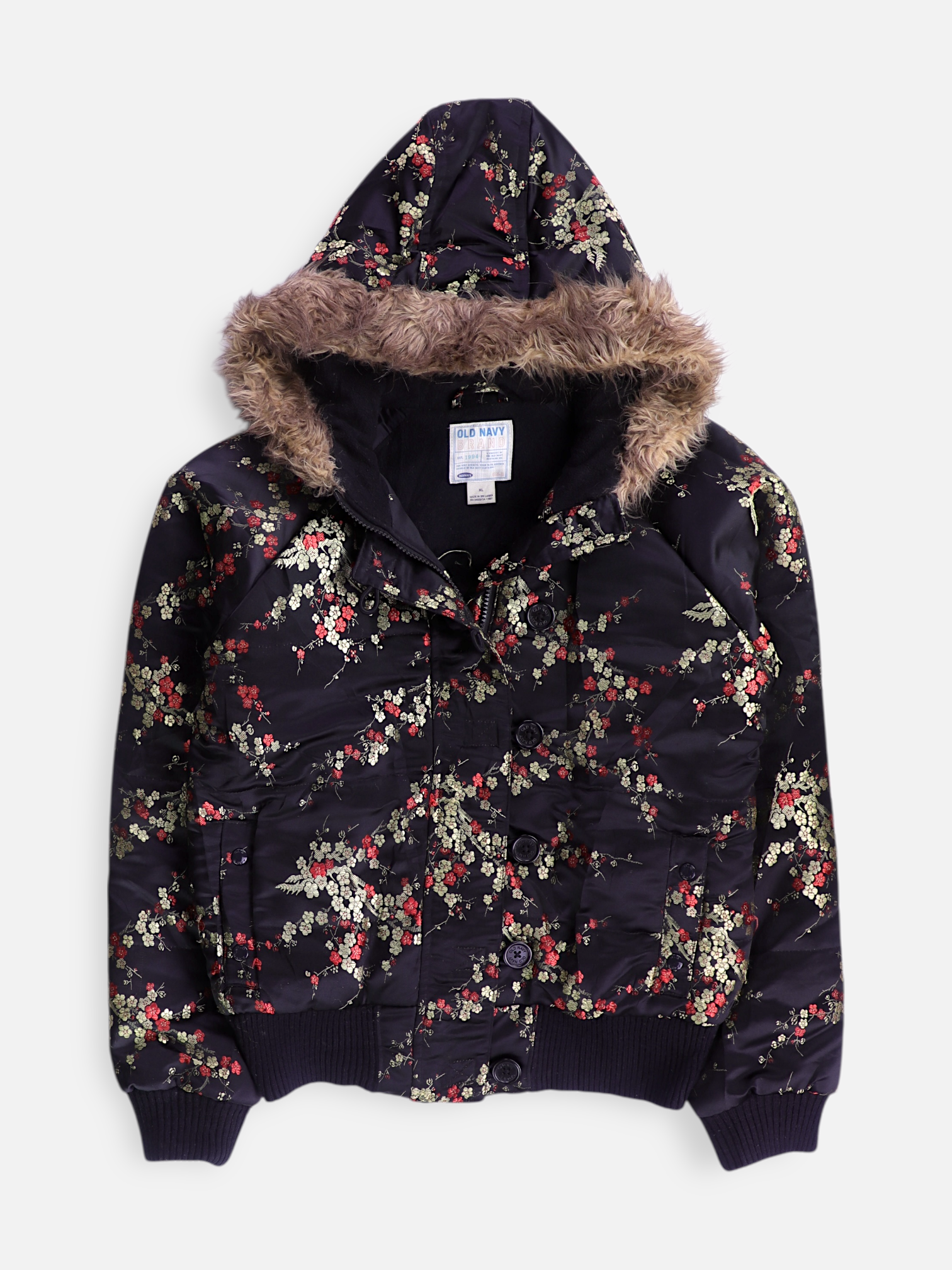 Old Navy Chaqueta Puffer Basic - Niña - XL - 13-14Y (Años)