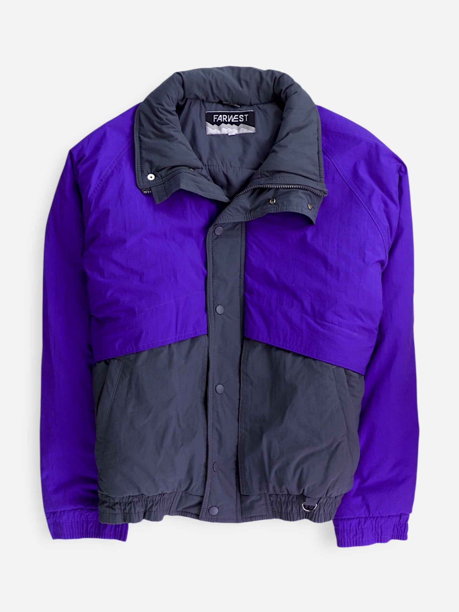 Chaqueta Impermeable Color Block - Hombre - Large