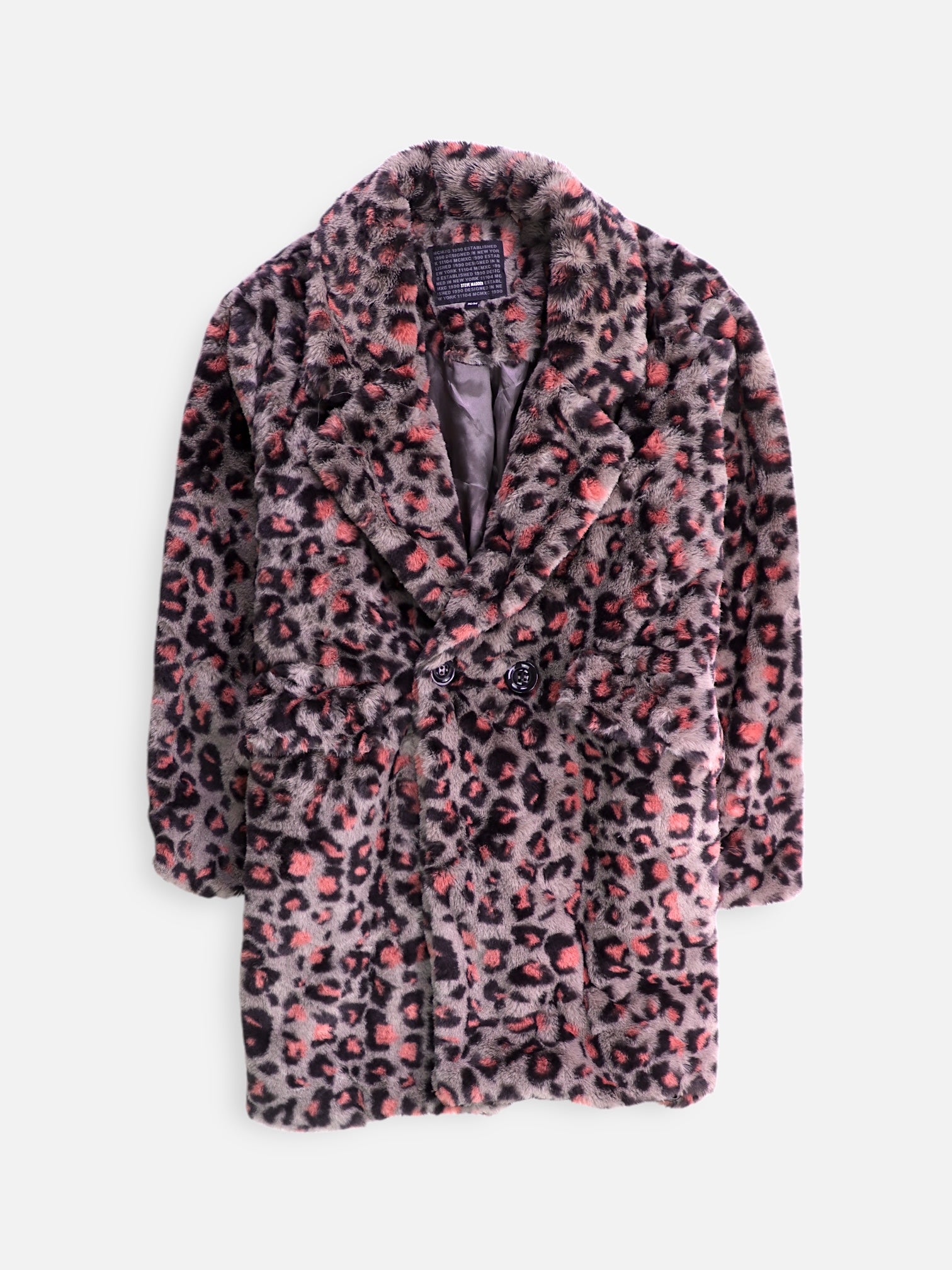 Steve Madden Abrigo Casual Animal Print - Mujer - Medium