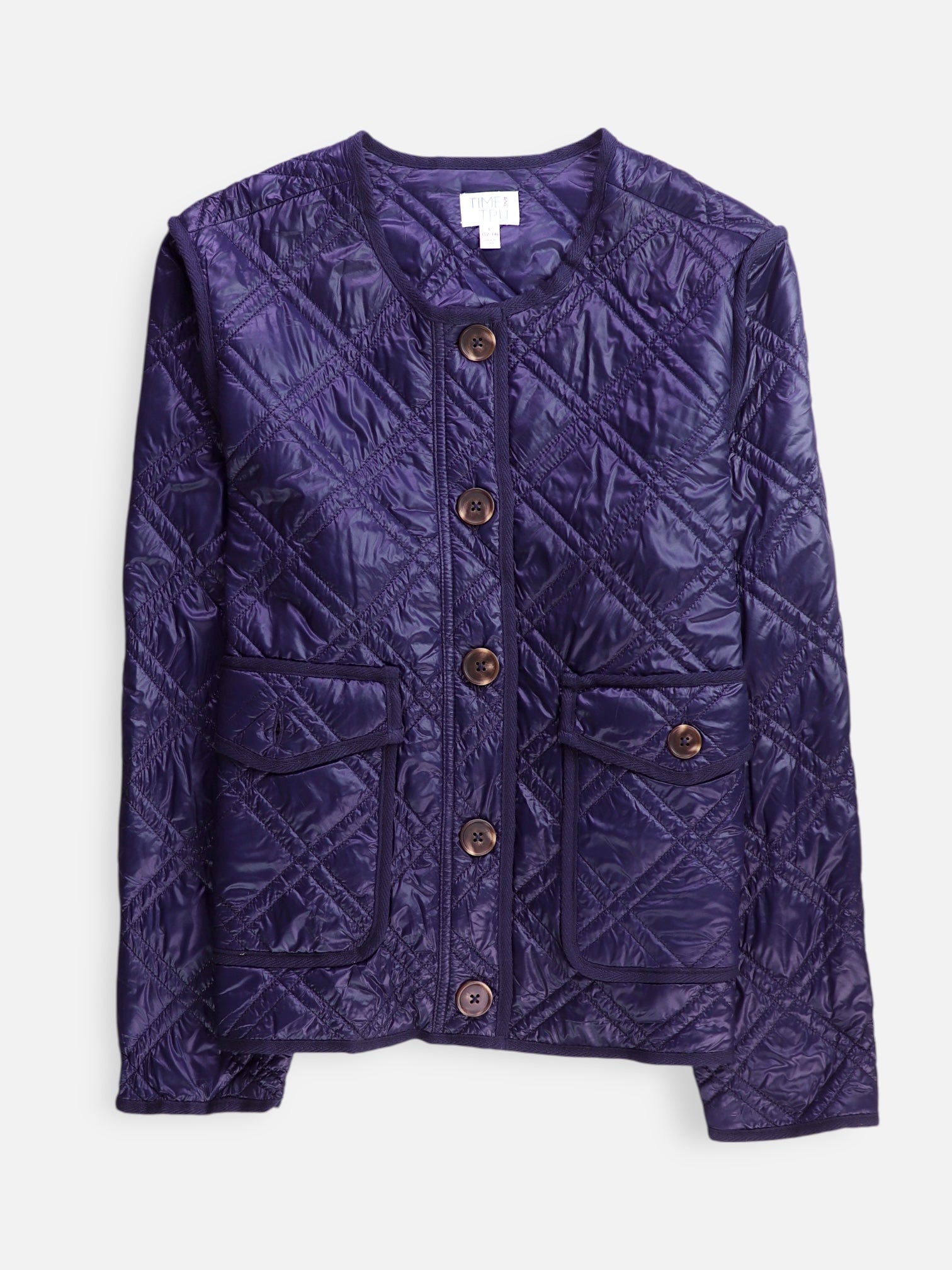TIME THRU Chaqueta Casual Impermeable - Mujer - Large
