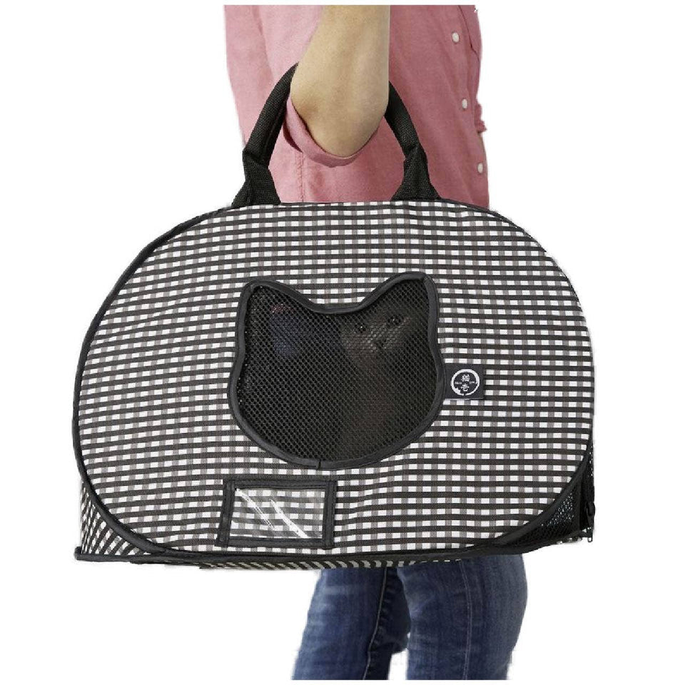Necoichi  Transportin  Y arenero portatil antiestres  Gato - Talla Única (One Size)