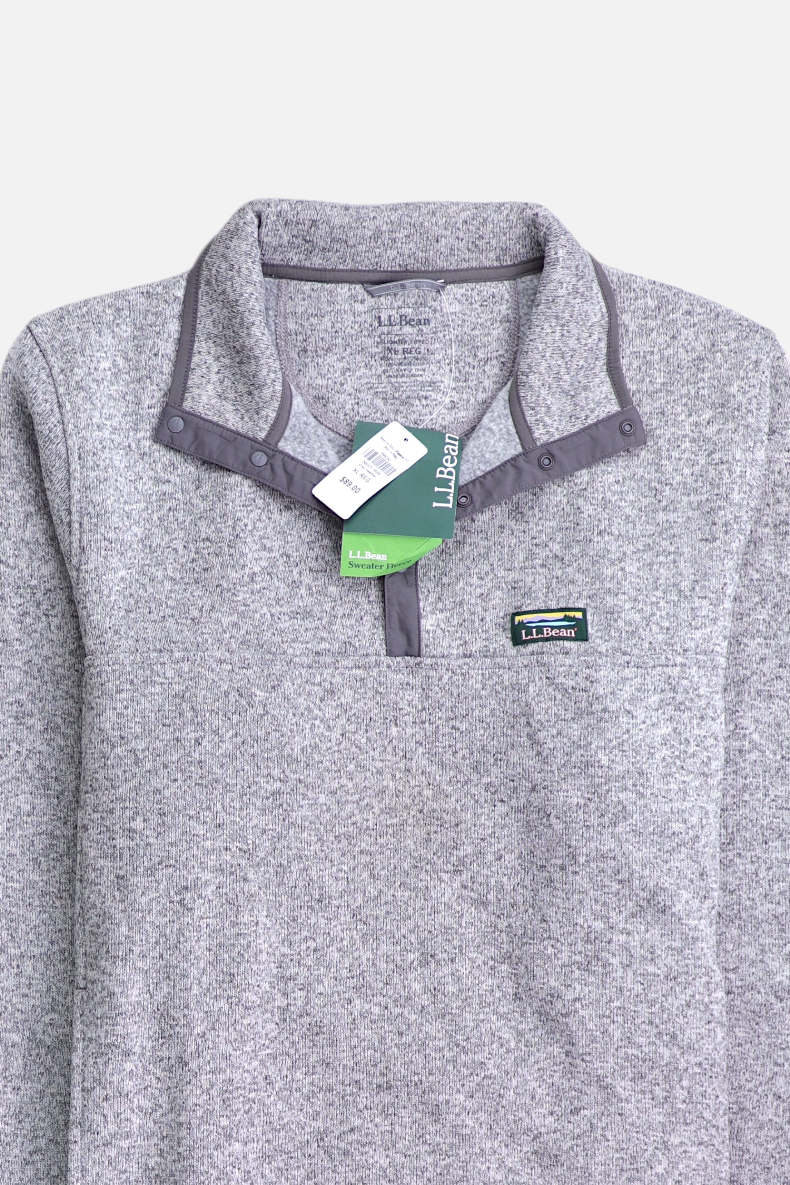 LL BEAN Sueter Fleece Casual - Hombre - XL