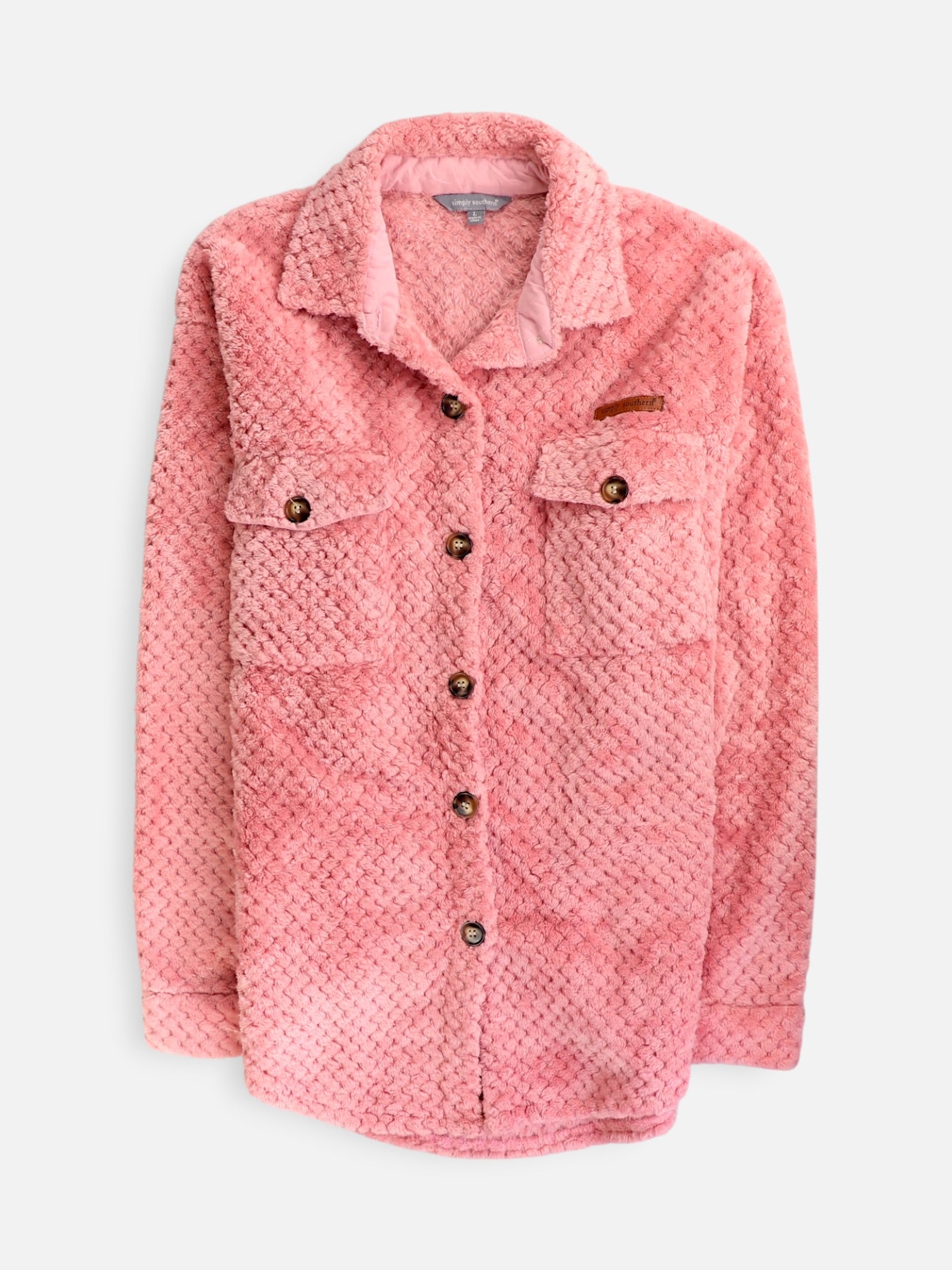 Chaqueta Sobrecamisa Teddy - Mujer - Large