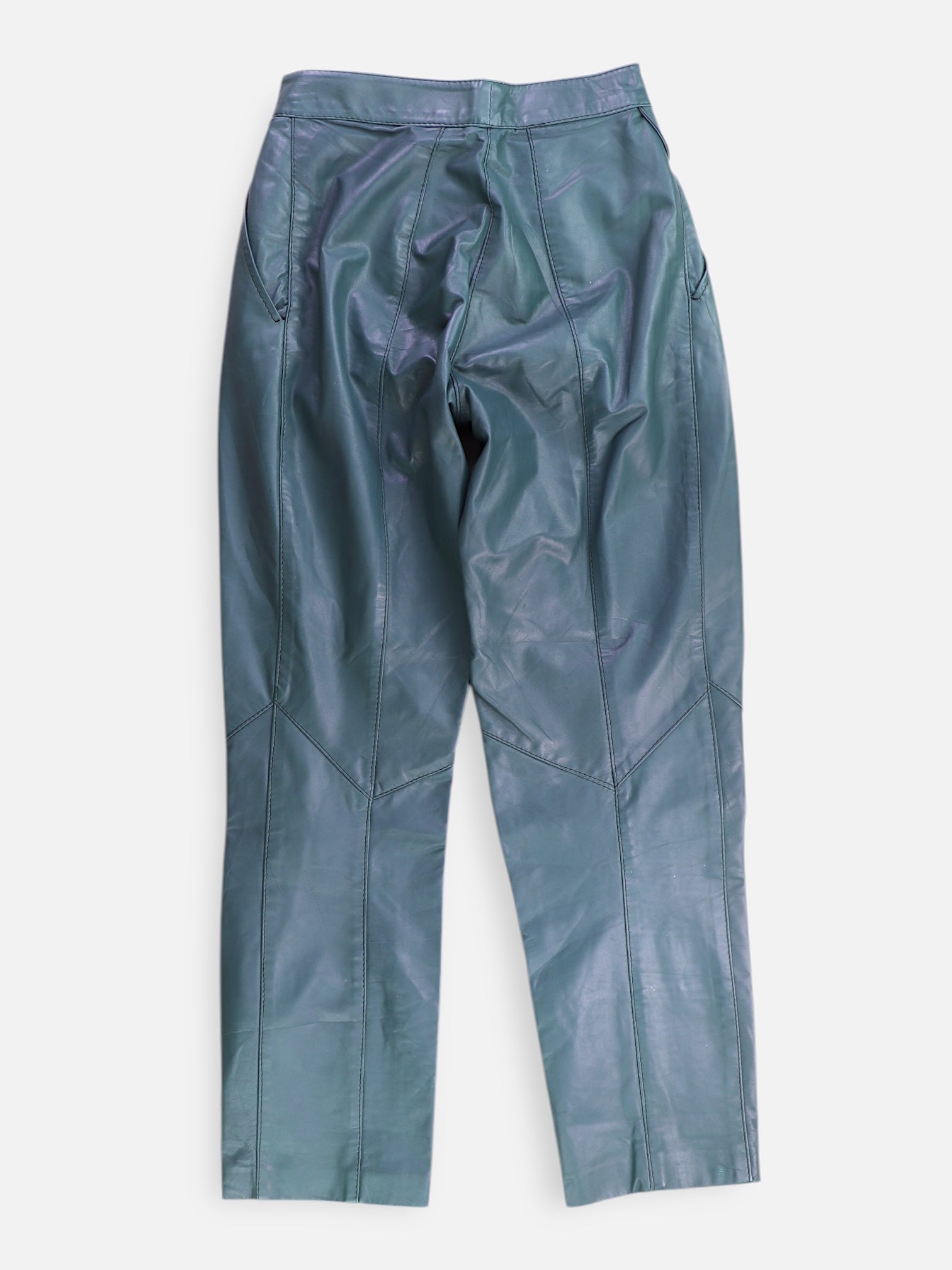 Pantalon Regular Fit Cuero - Mujer - 38