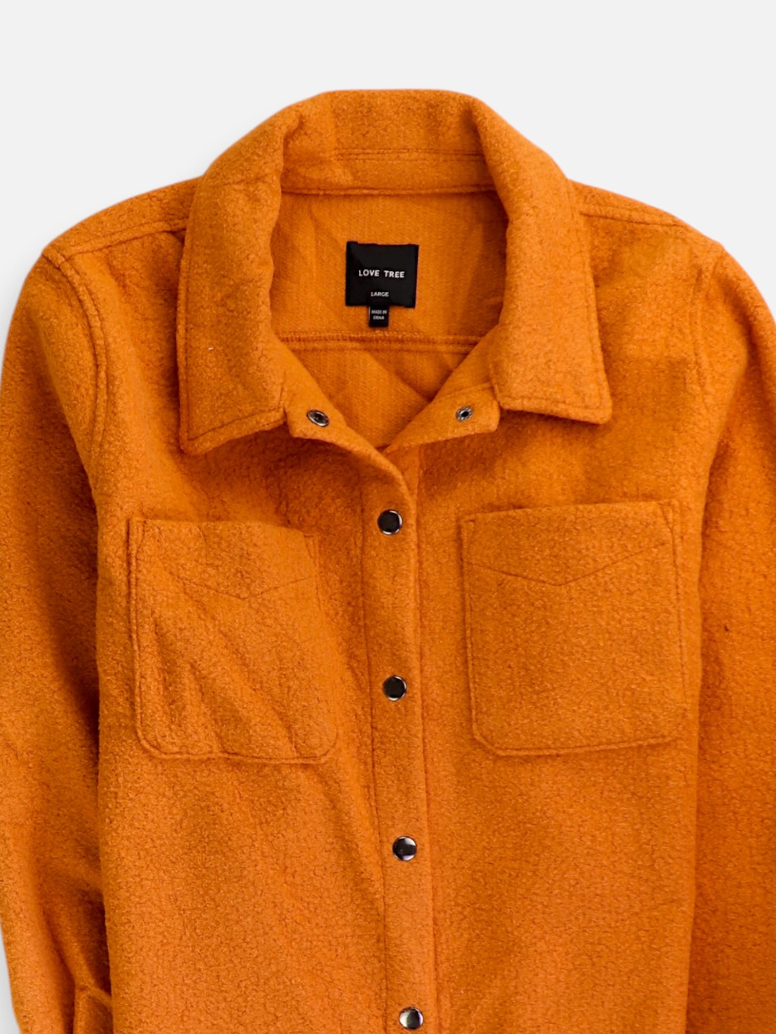LOVE TREE  Chaqueta Sobrecamisa Basic - Mujer - Large