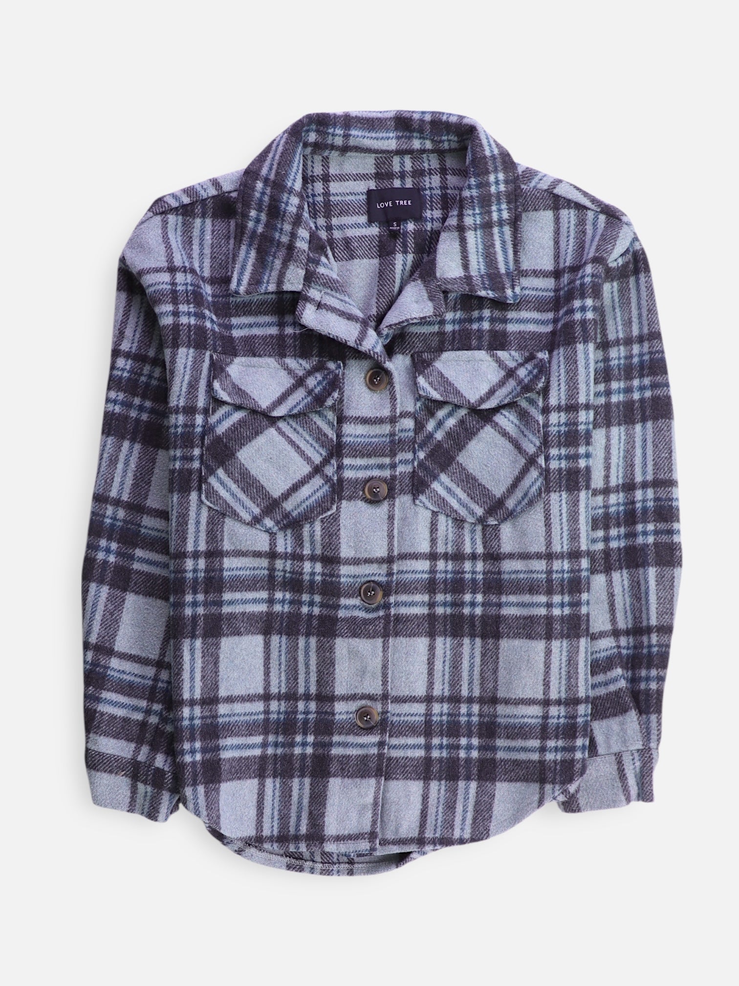 LOVE TREE  Chaqueta Sobrecamisa Basic - Mujer - Small