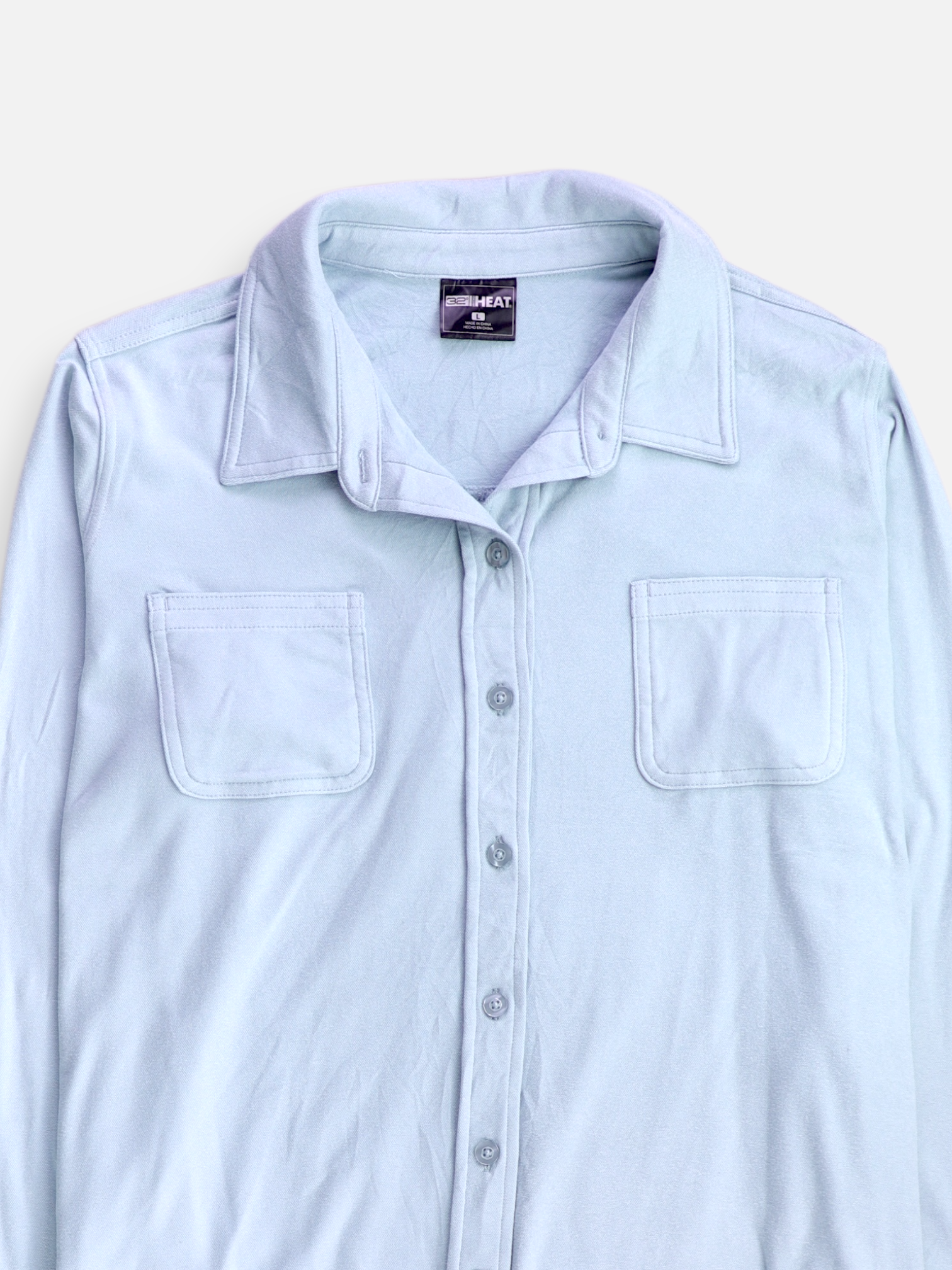 32 HEAT COOL Camisa Casual - Hombre - Large