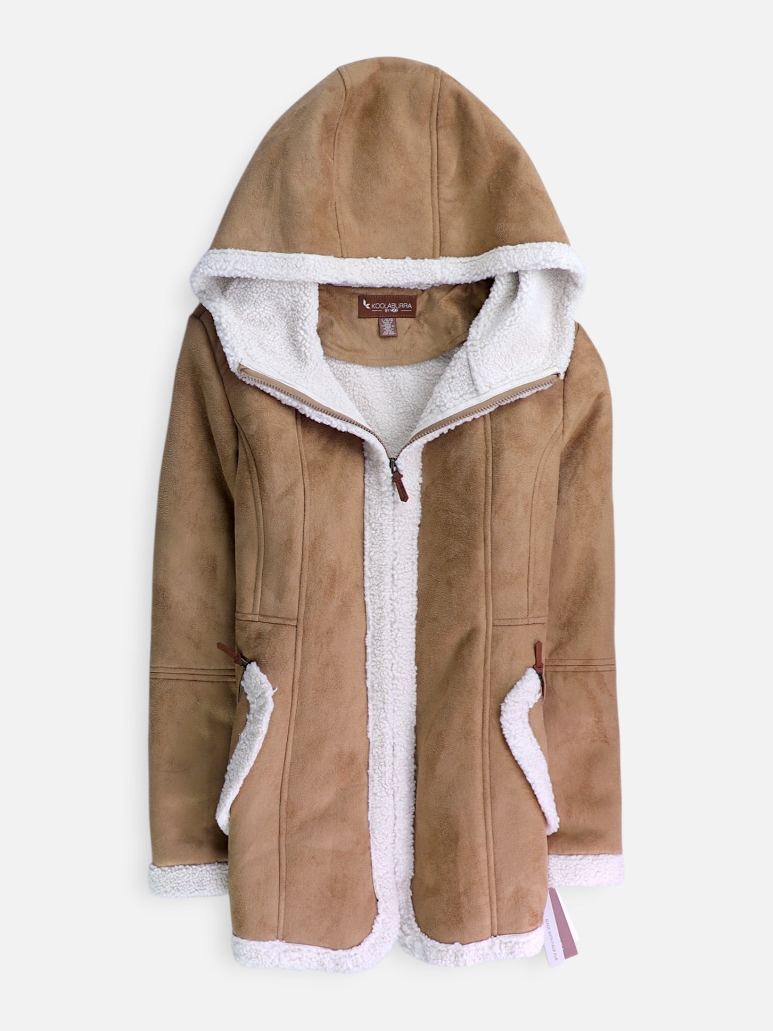 UGG Chaqueta Casual Suede - Mujer - Large