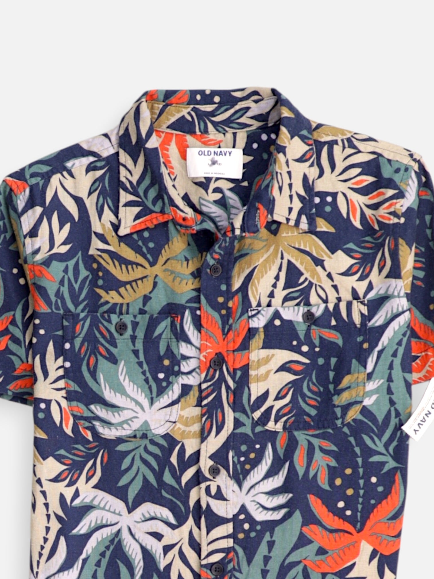 Old Navy Camisa Verano - Niño - Large - 10-12Y (Años)