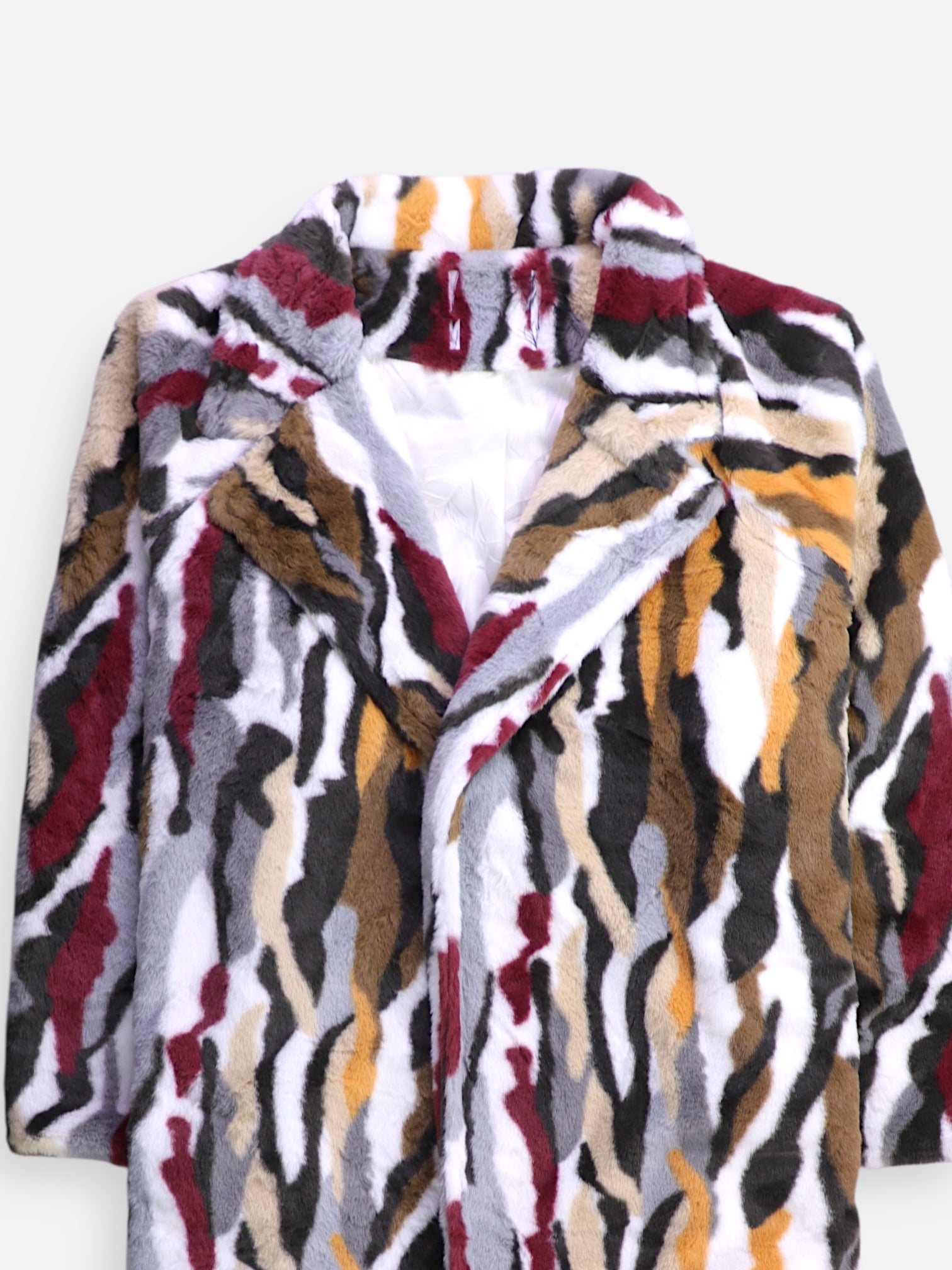 Abrigo Casual Color Block - Mujer - XL