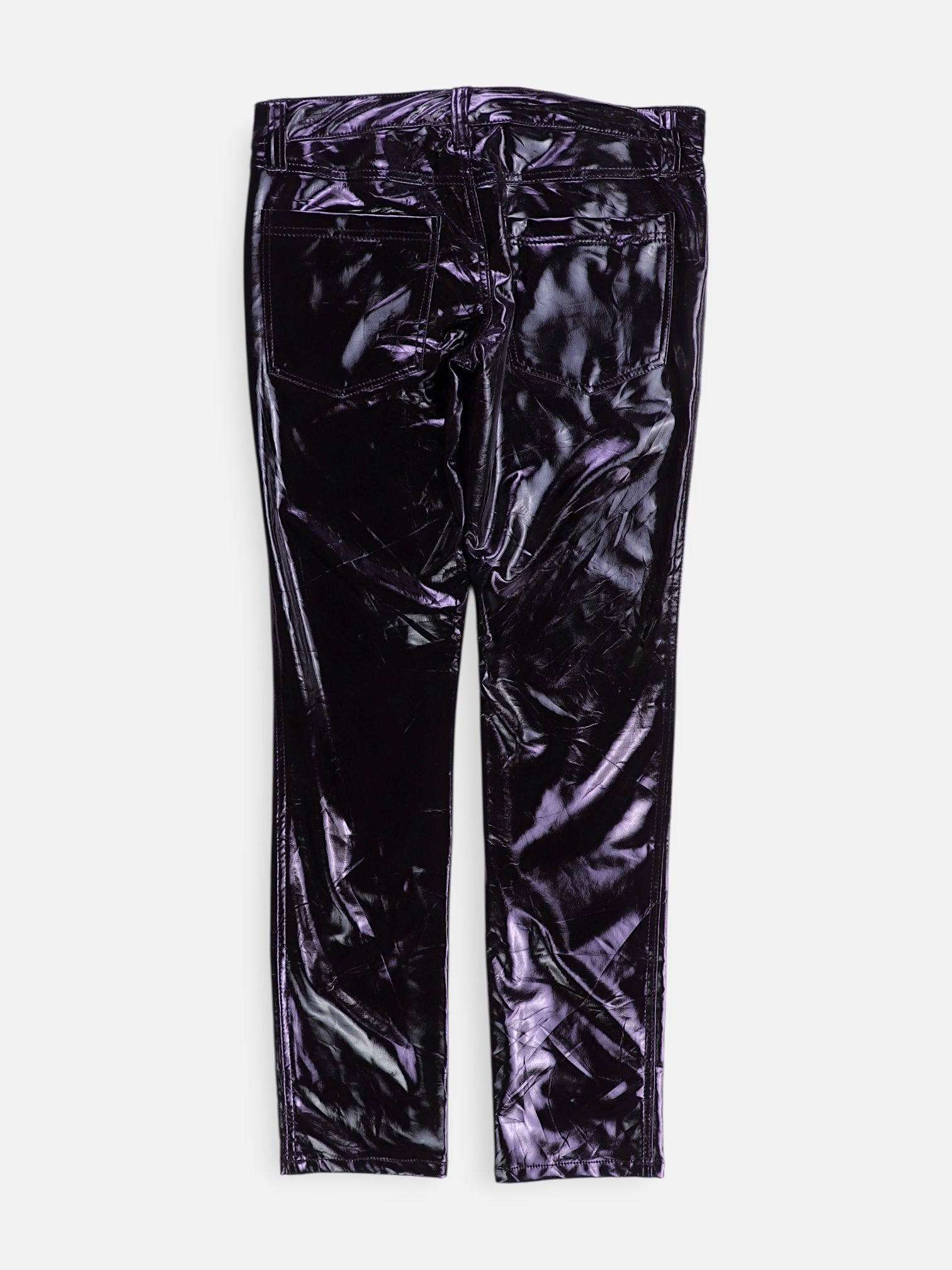 Pantalon Regular Fit Cuero - Mujer - 30'