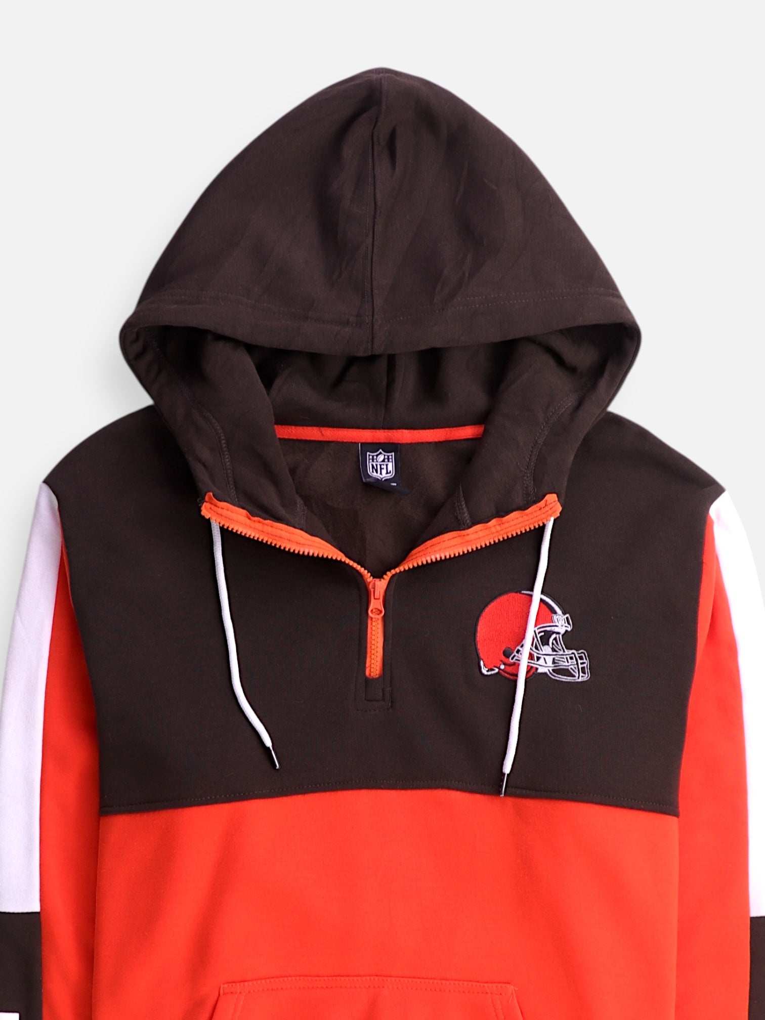 NFL Sudadera Hoodie Color Block - Hombre - Large