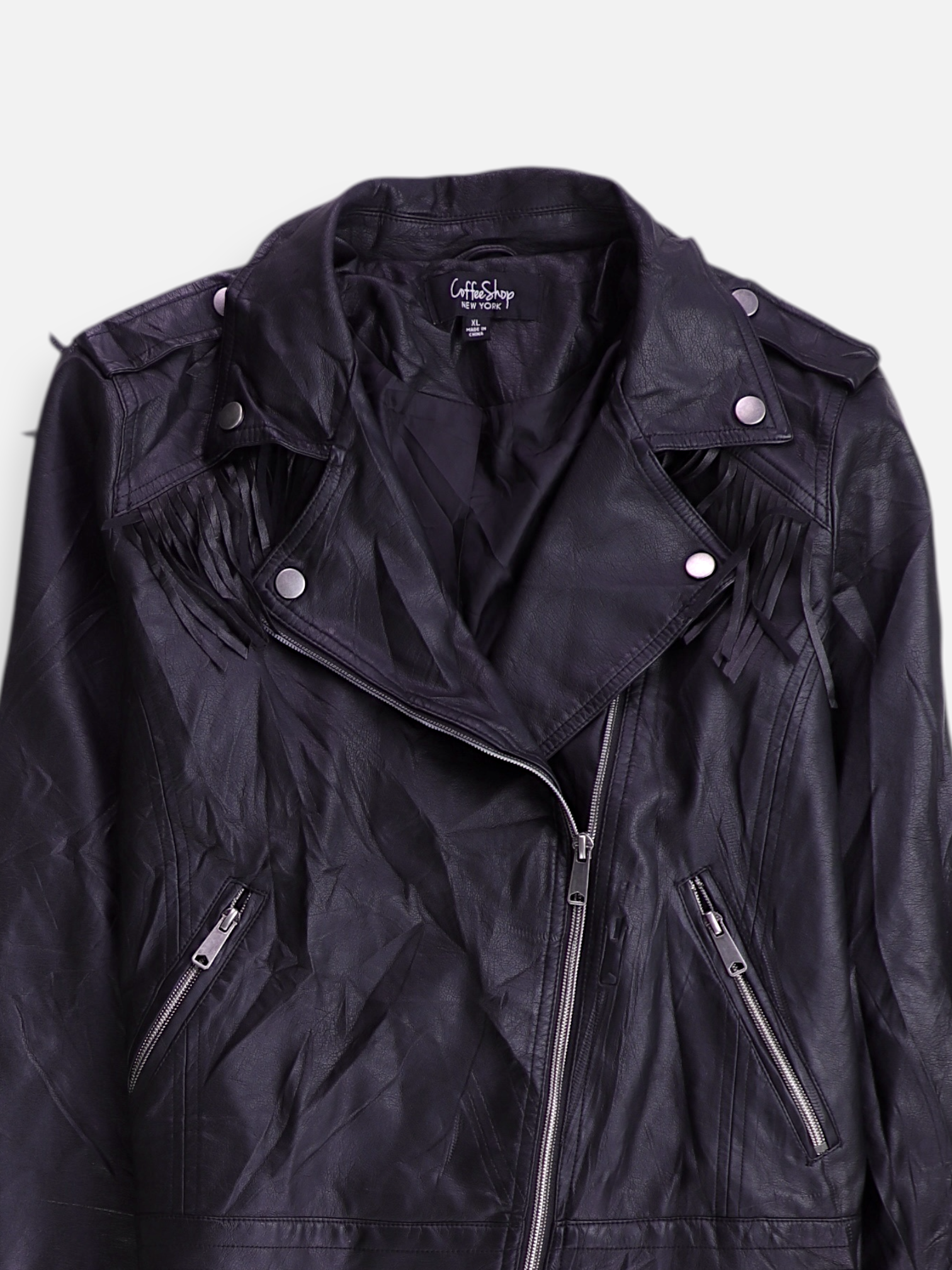 Chaqueta Casual Cuero - Mujer - XL