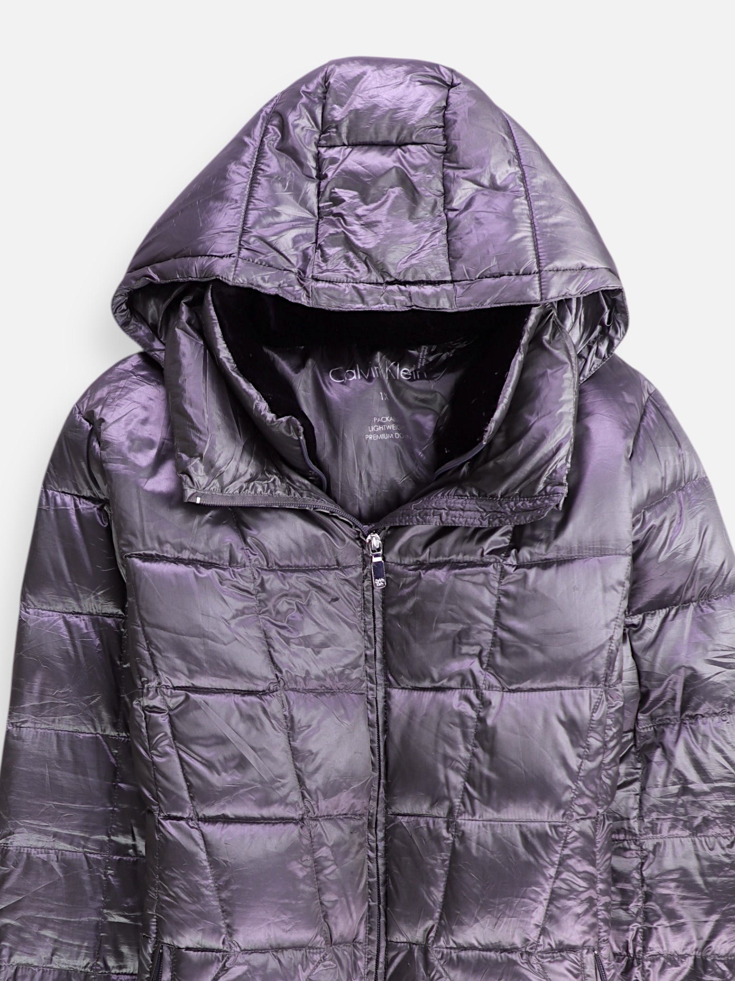 Calvin Klein Chaqueta Puffer Impermeable - Mujer - XL