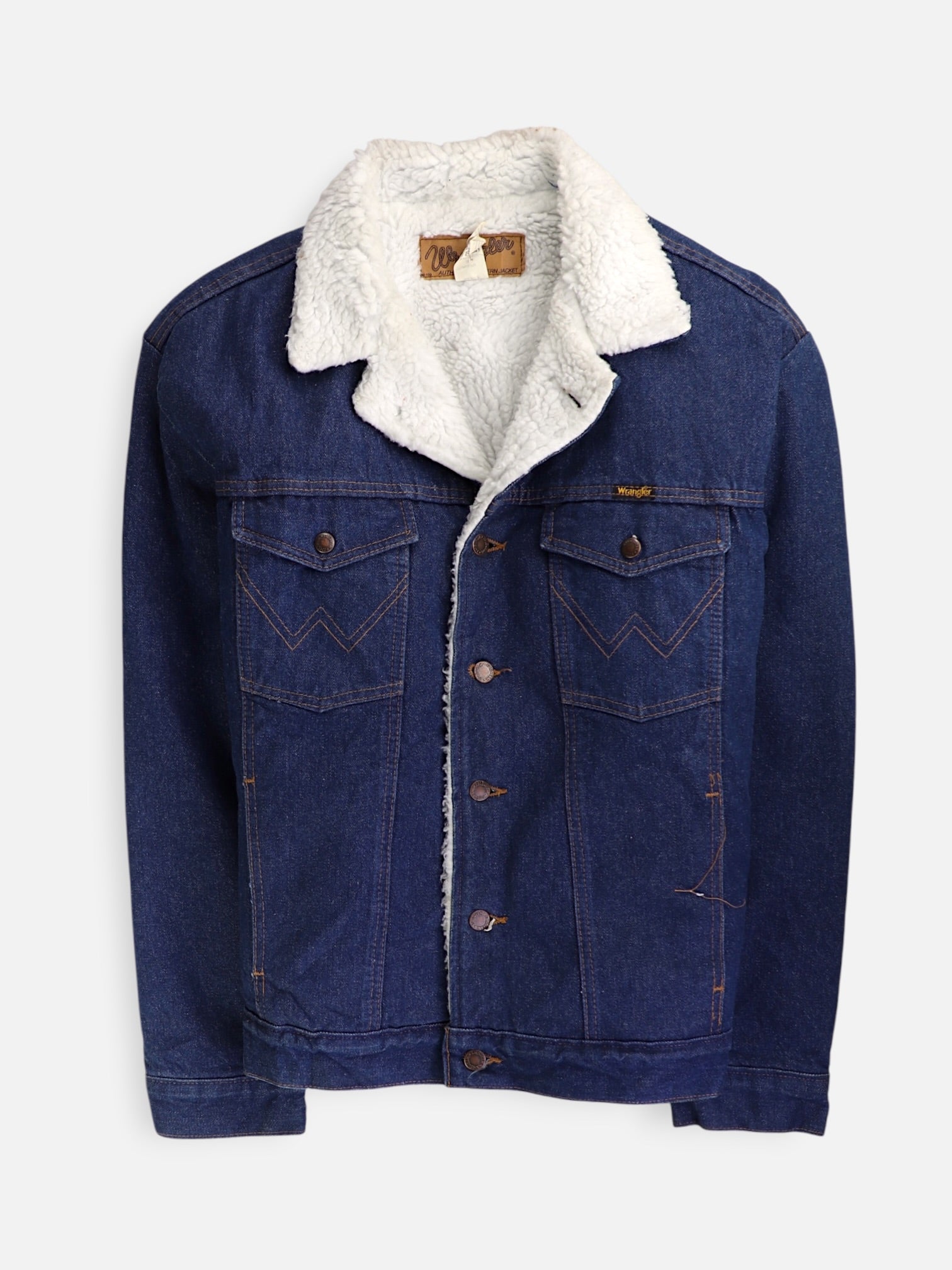 Wrangler Chaqueta Sherpa Trucker Denim - Hombre - XL