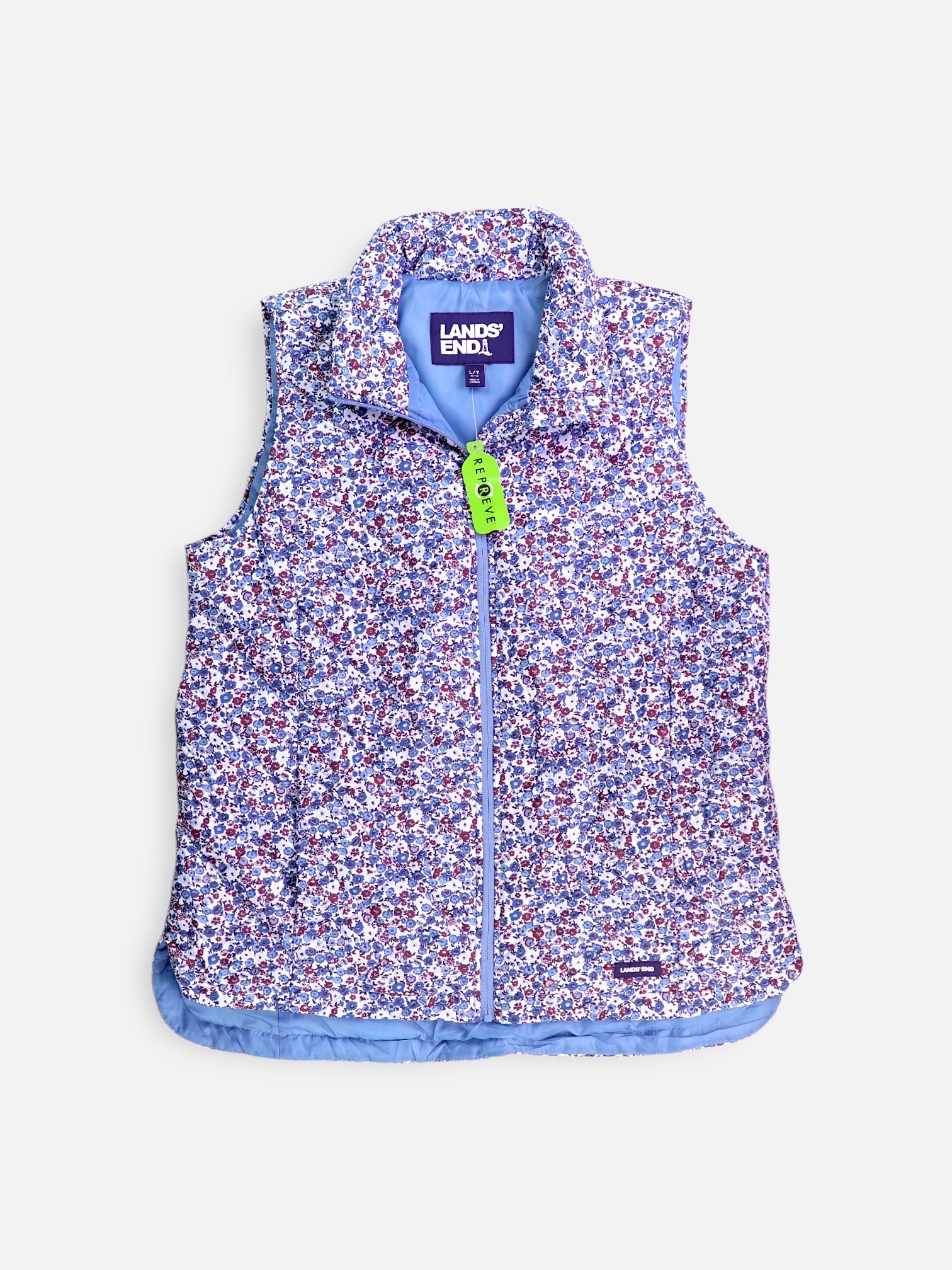 LANDS END Chaleco Impermeable - Mujer - Large