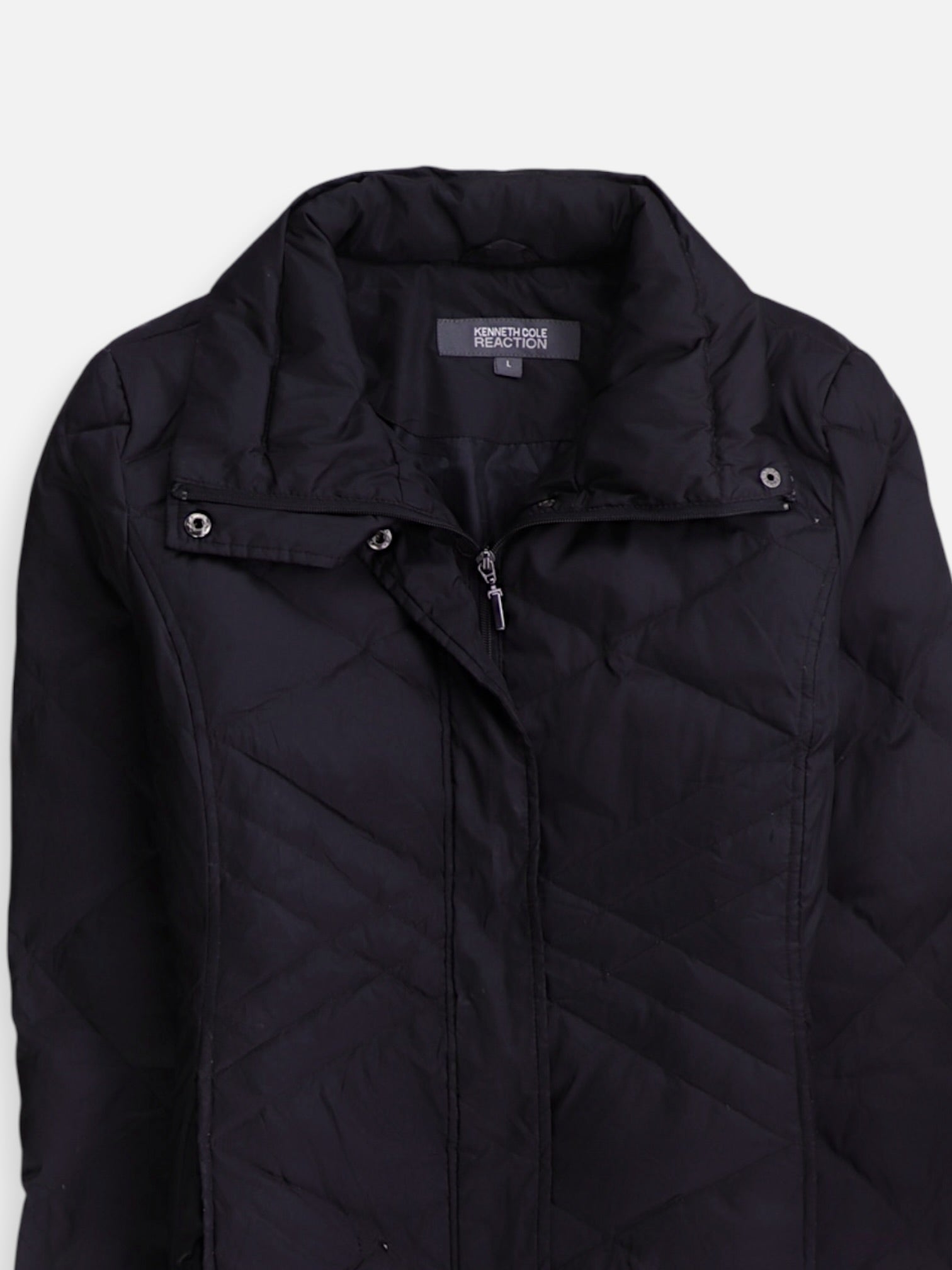 Kenneth Cole Chaqueta Puffer Impermeable - Mujer - Large