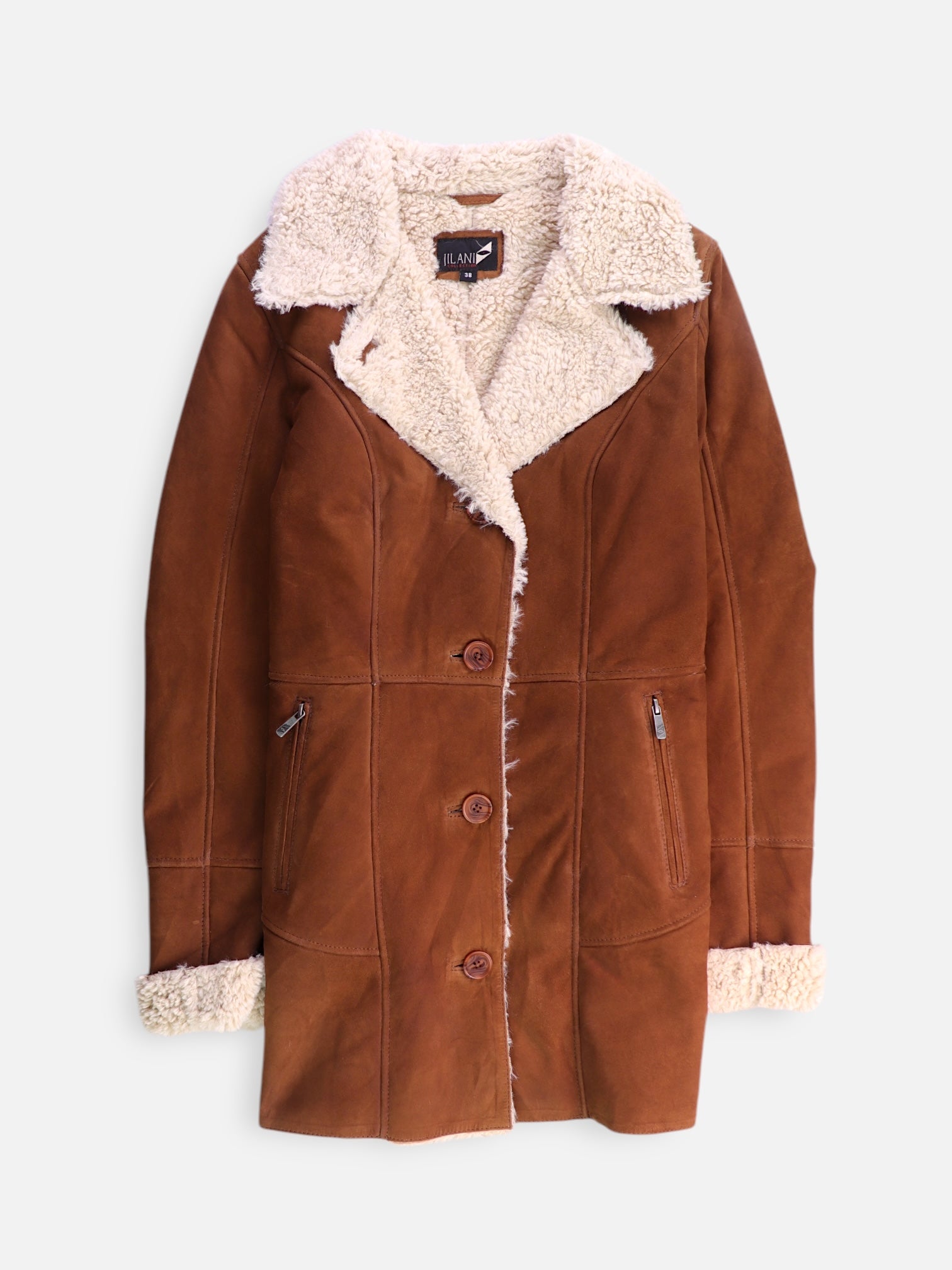 Chaqueta Suede Teddy - Mujer - 38
