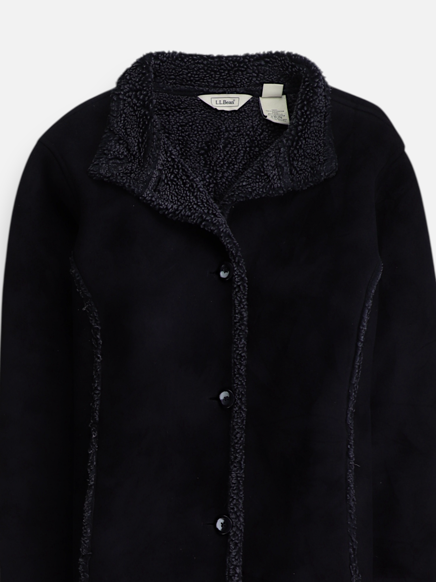 LL BEAN Abrigo  Single breasted trench Suede - Mujer - Medium