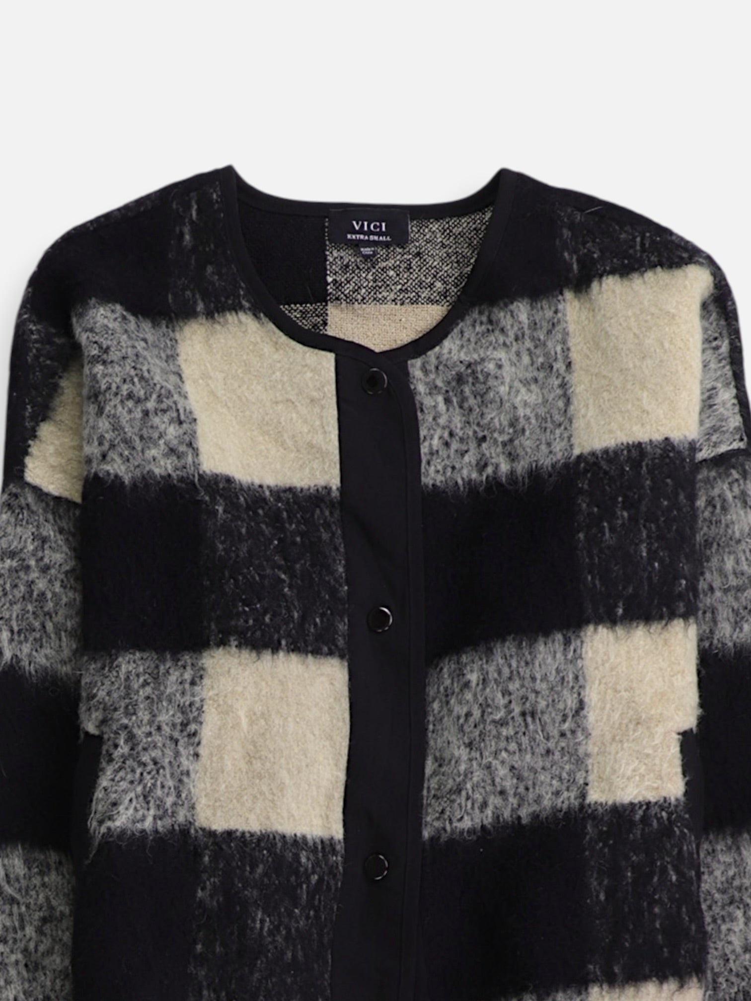 Chaqueta Casual Color Block - Mujer - Small