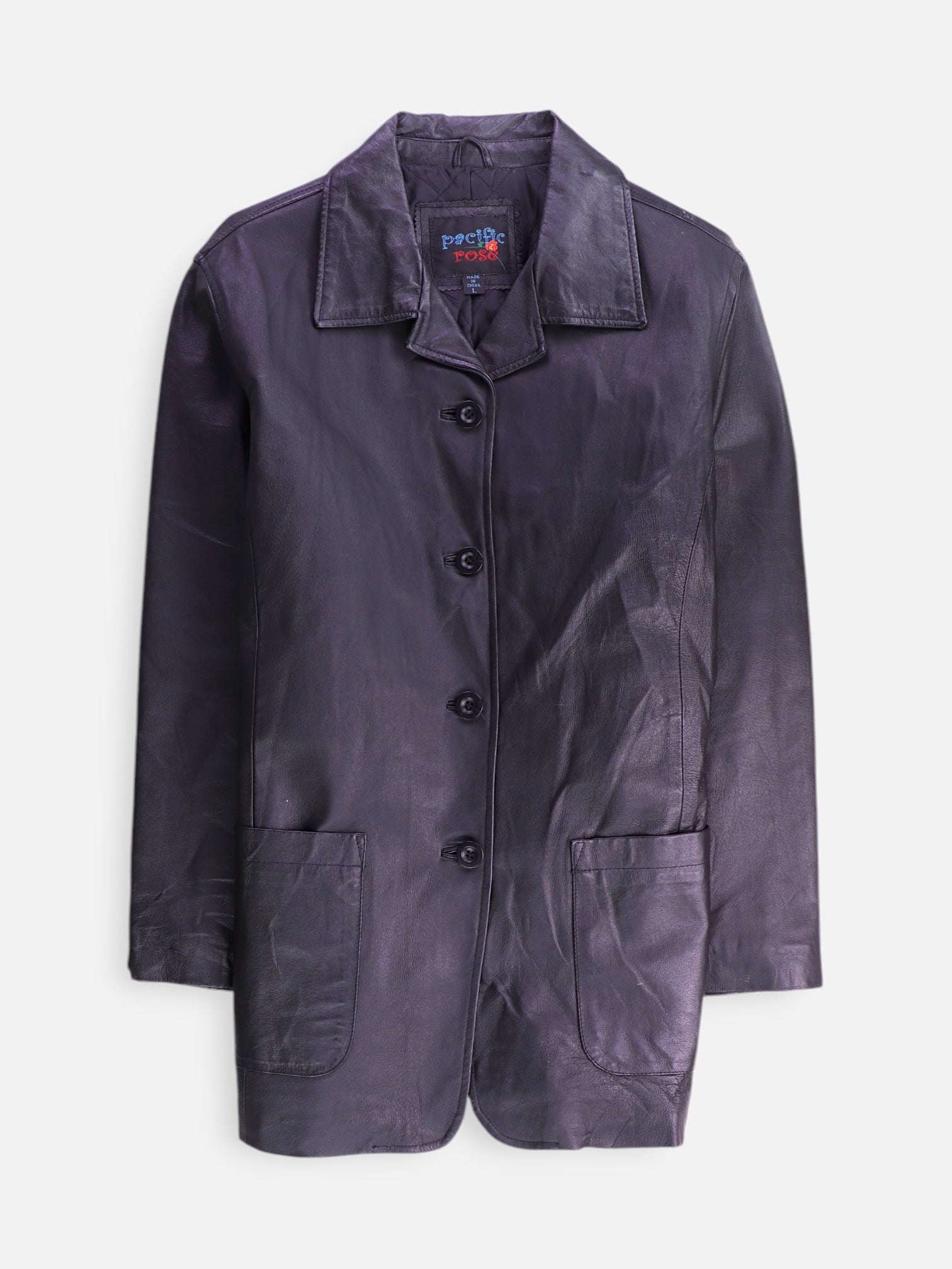 Chaqueta Casual Cuero - Hombre - Large