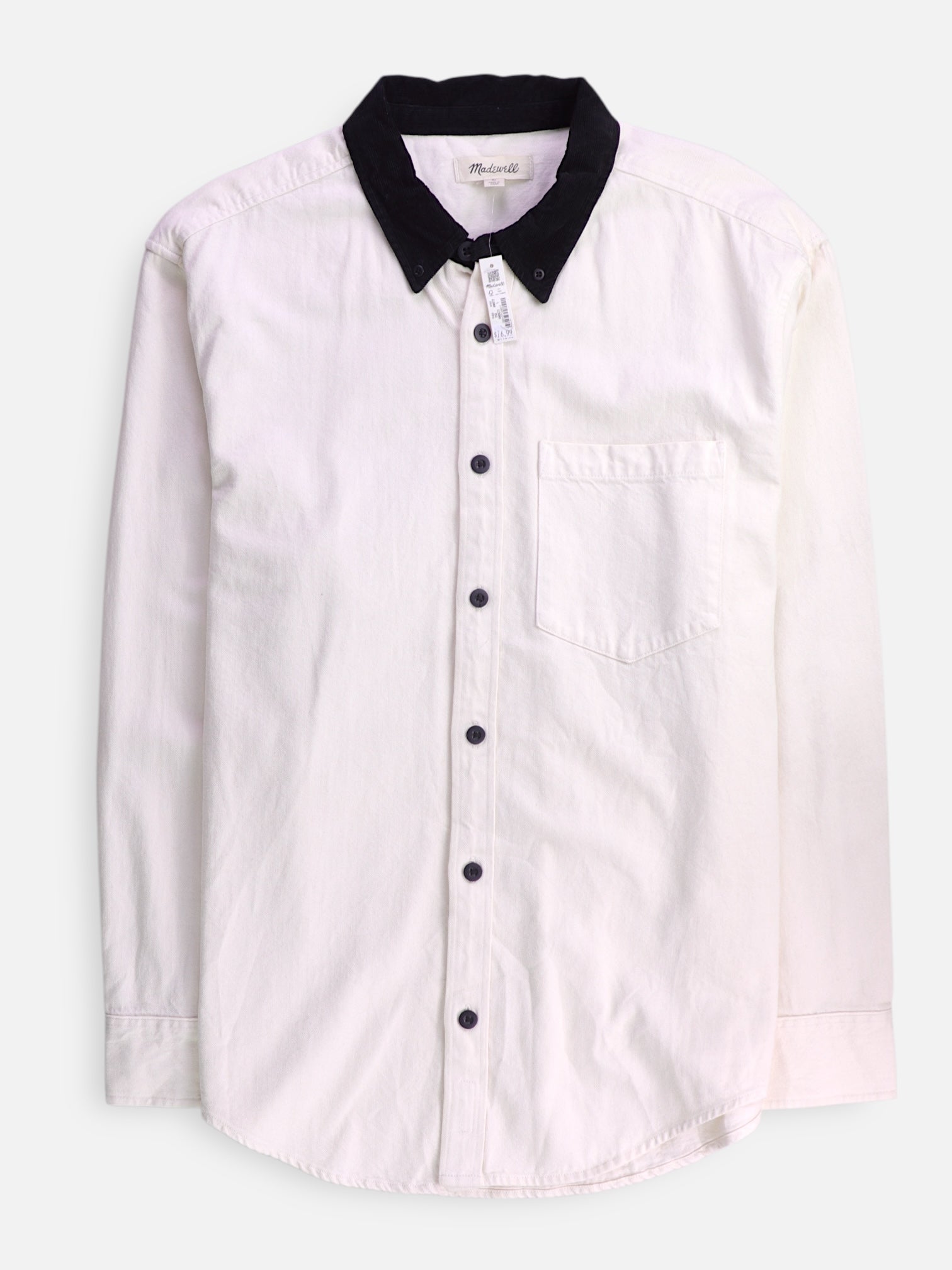 Madewell Camisa Casual - Hombre - Large