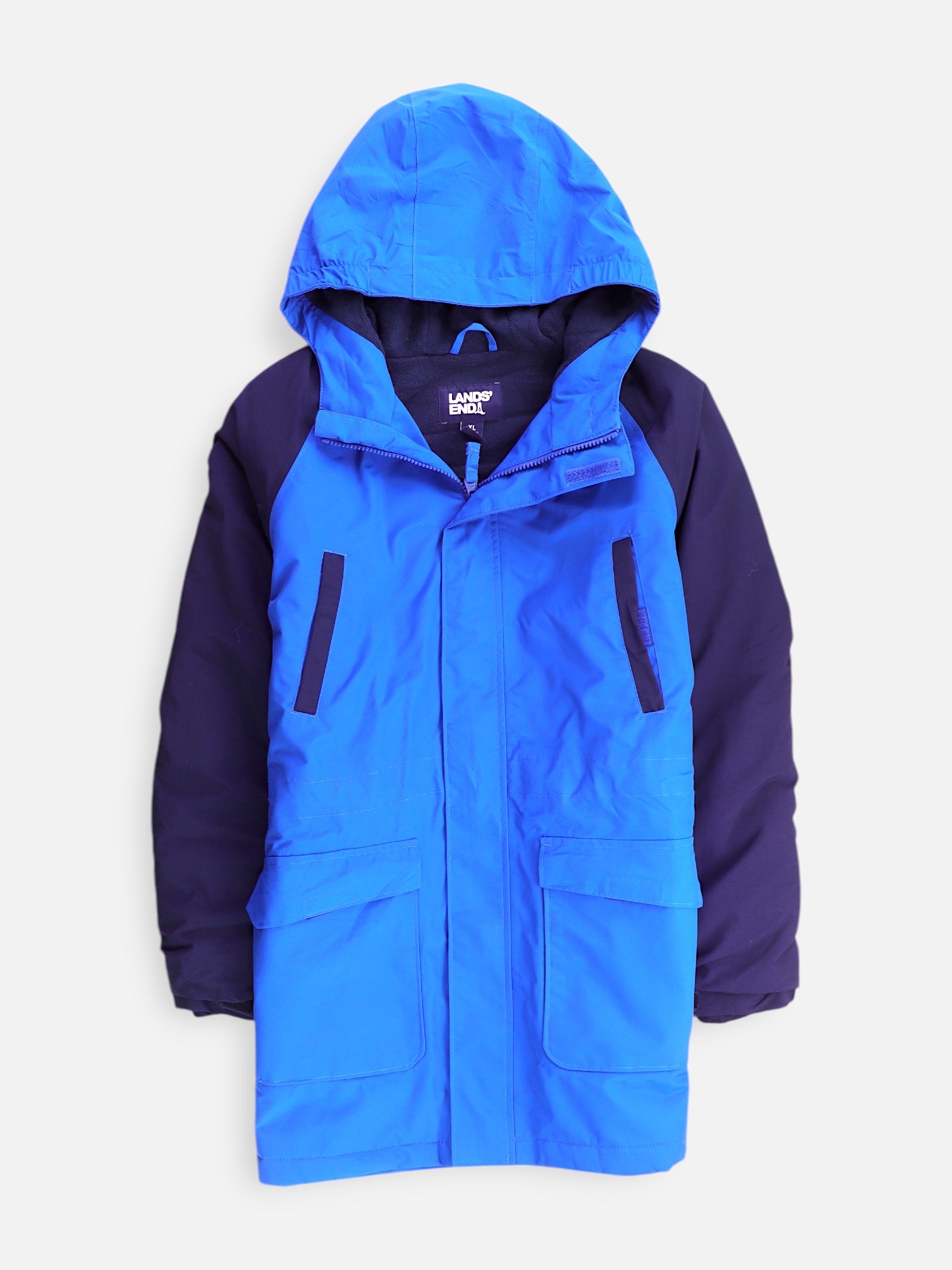 LANDS END Chaqueta Impermeable Cazadora - Niño - XL - 14-16Y (Años)