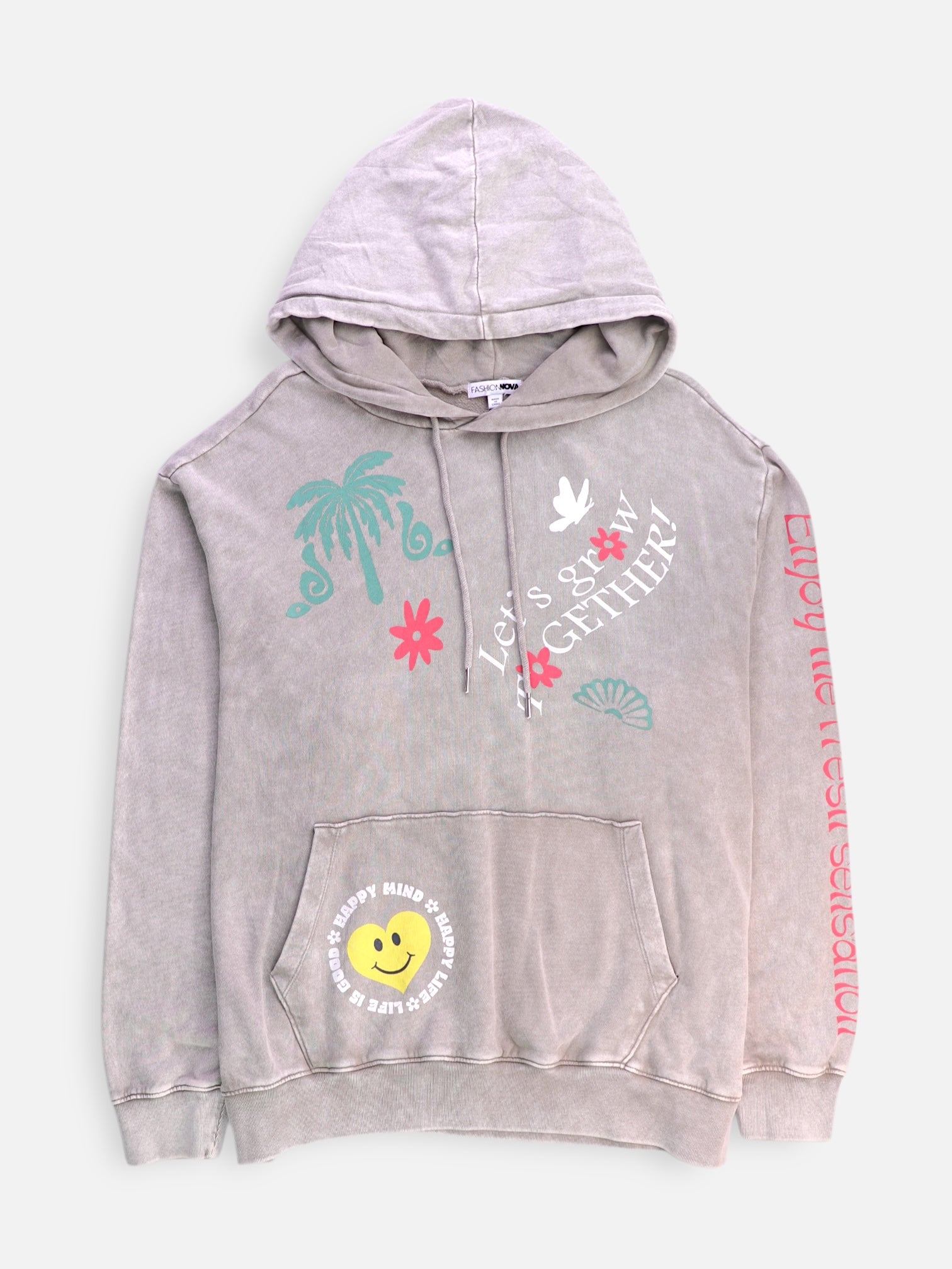 Fashionnova Sudadera Hoodie Basic - Mujer - XL