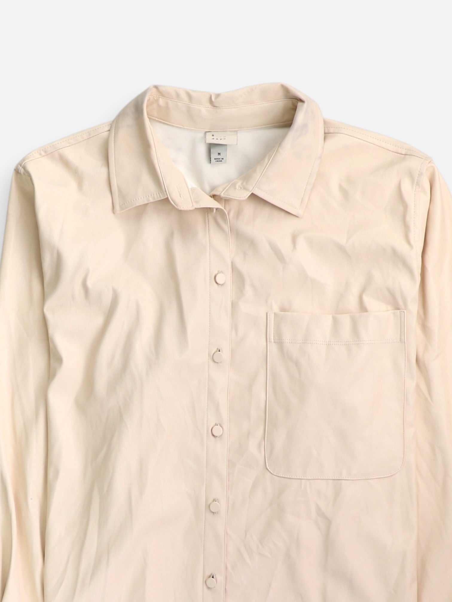 a new day Chaqueta Sobrecamisa Cuero - Mujer - Medium
