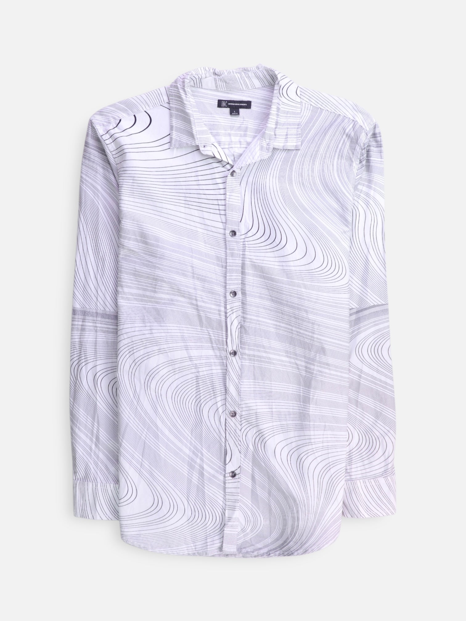 I.N.C Camisa Casual - Hombre - Large