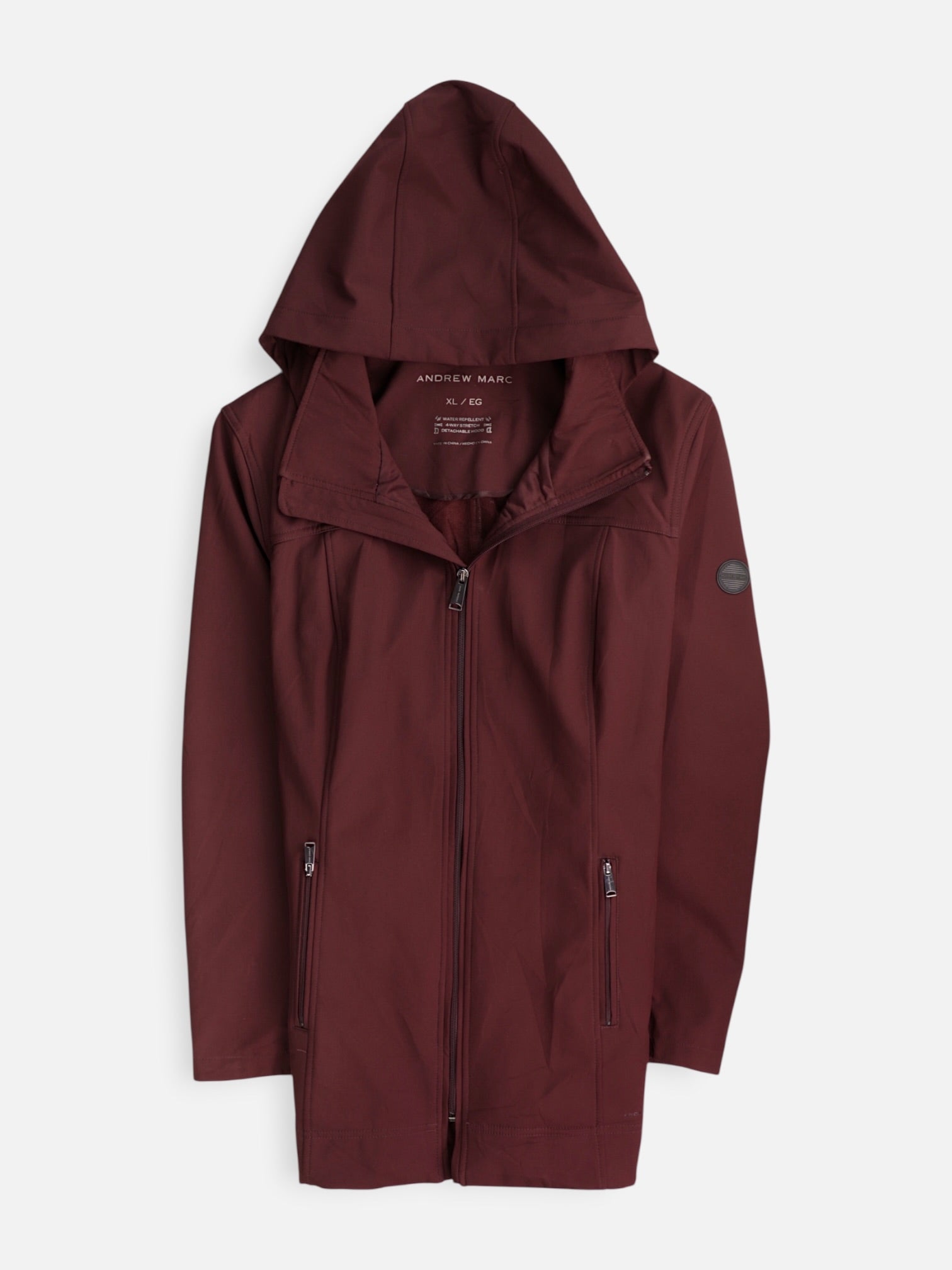 ANDREW MARC Sudadera Hoodie Basic - Mujer - XL