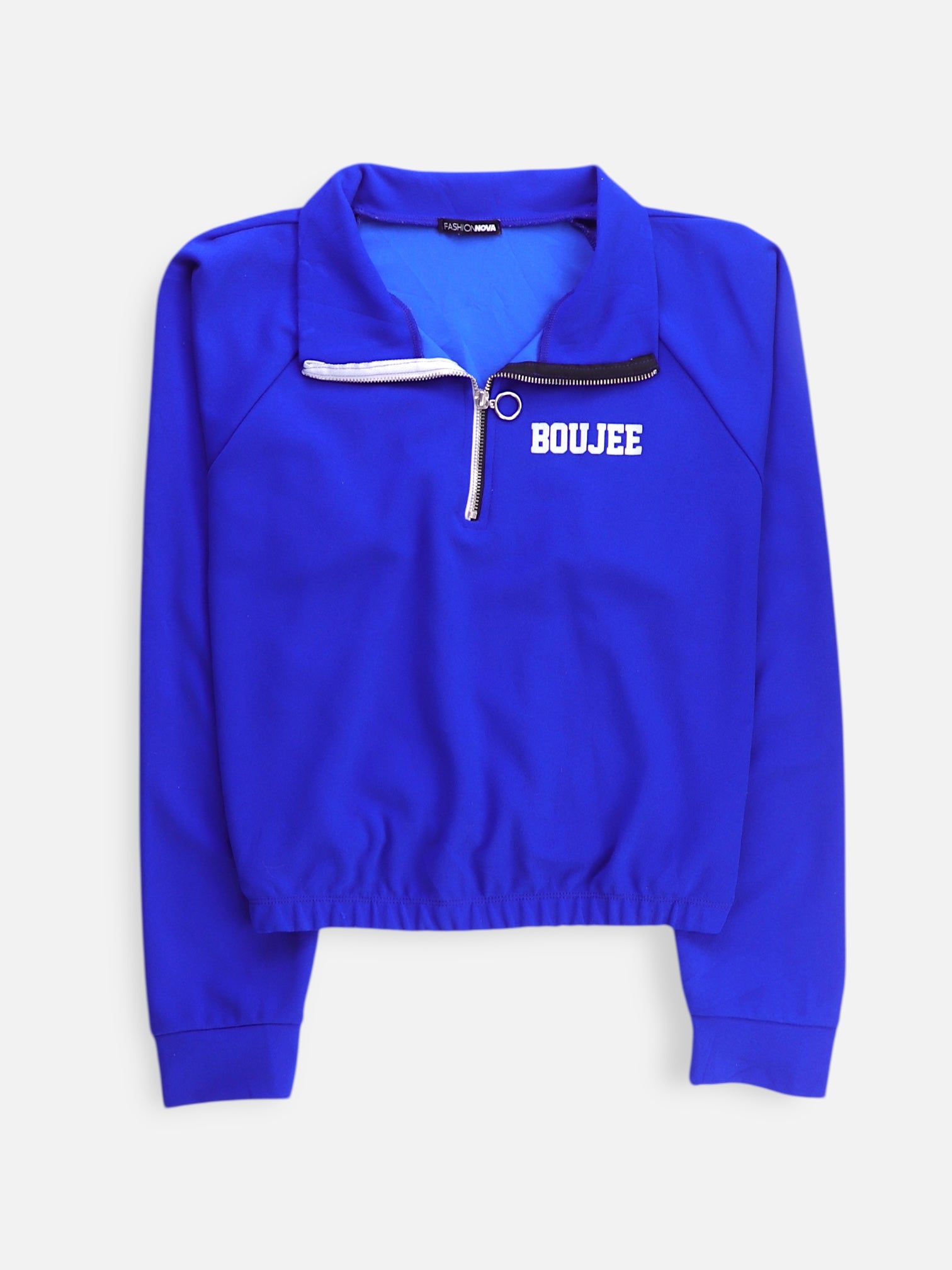 Fashionnova Sudadera Casual Crop Top - Mujer - Medium