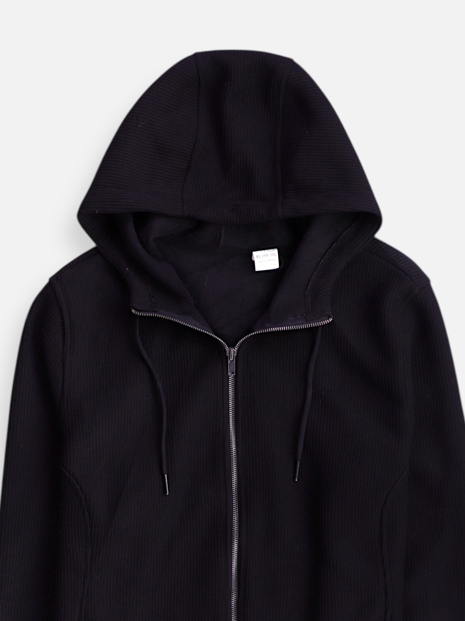 TIME THRU Sudadera Hoodie Basic - Mujer - XL