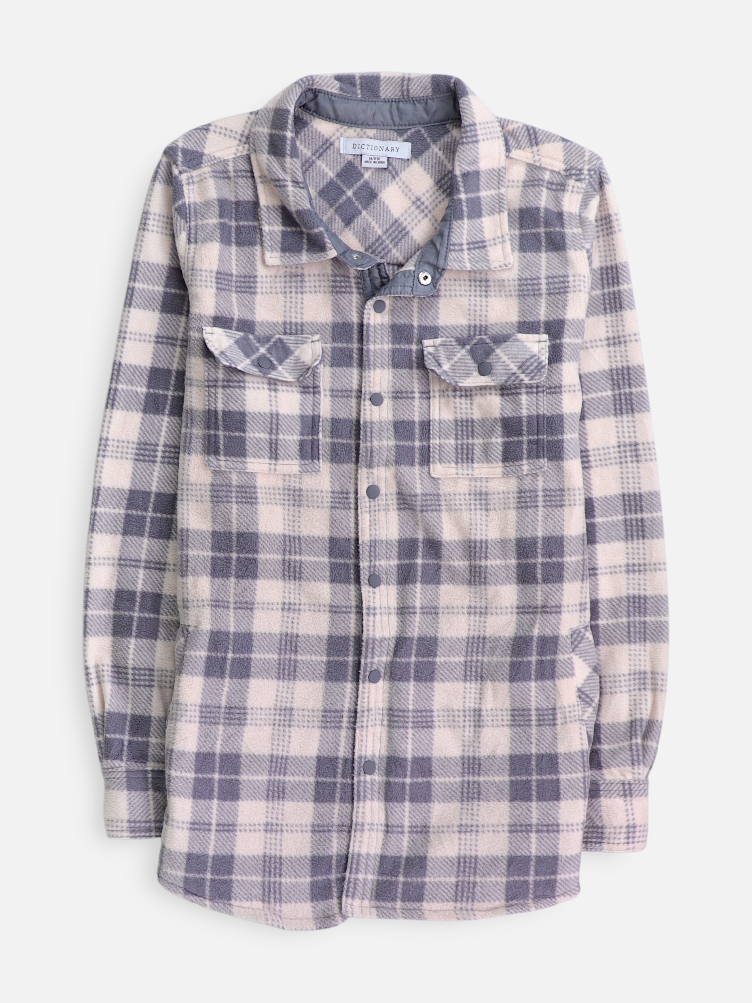 Chaqueta Sobrecamisa Color Block - Mujer - Medium