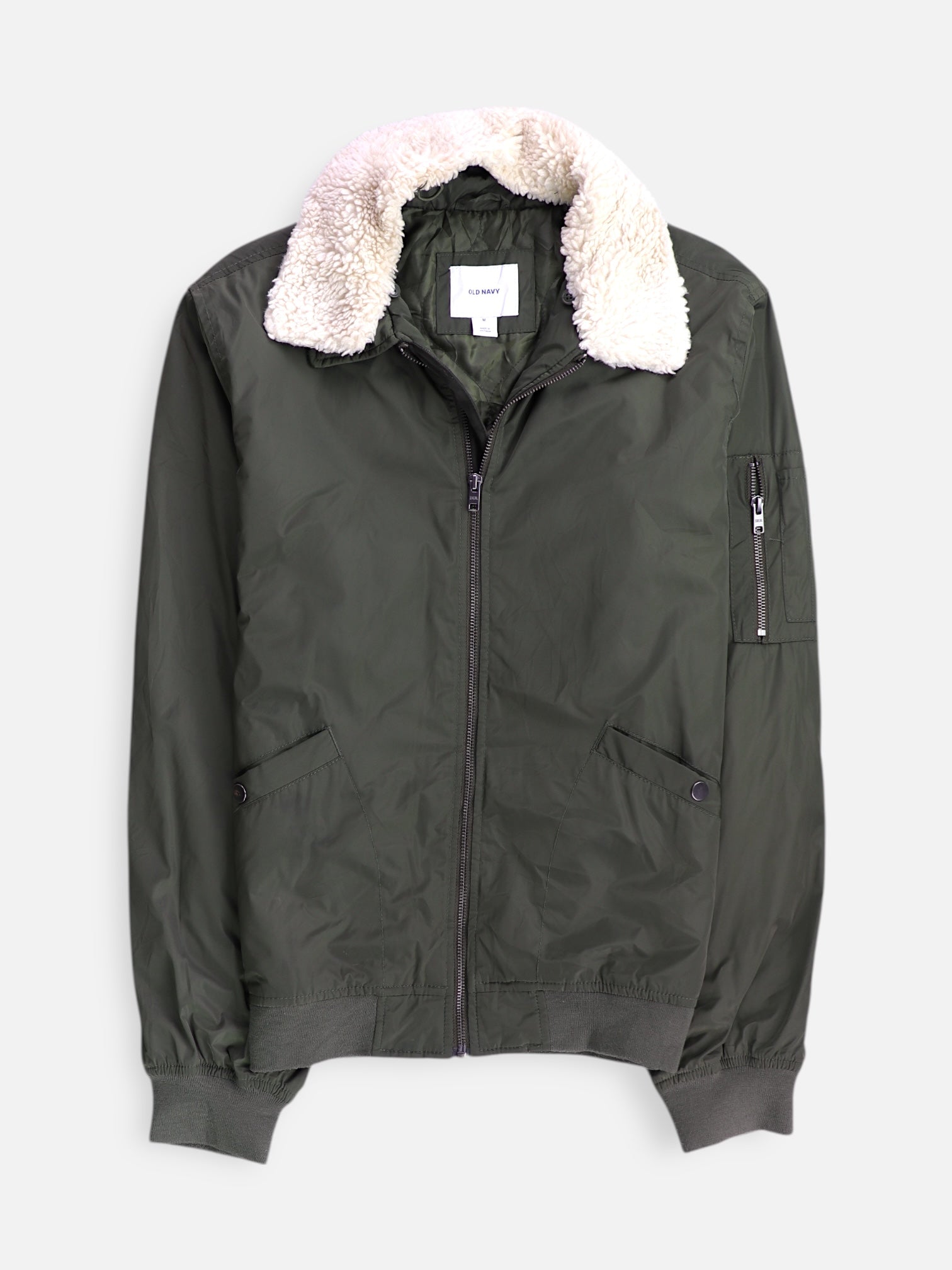 Old Navy Chaqueta Bomber  Impermeable - Hombre - Medium