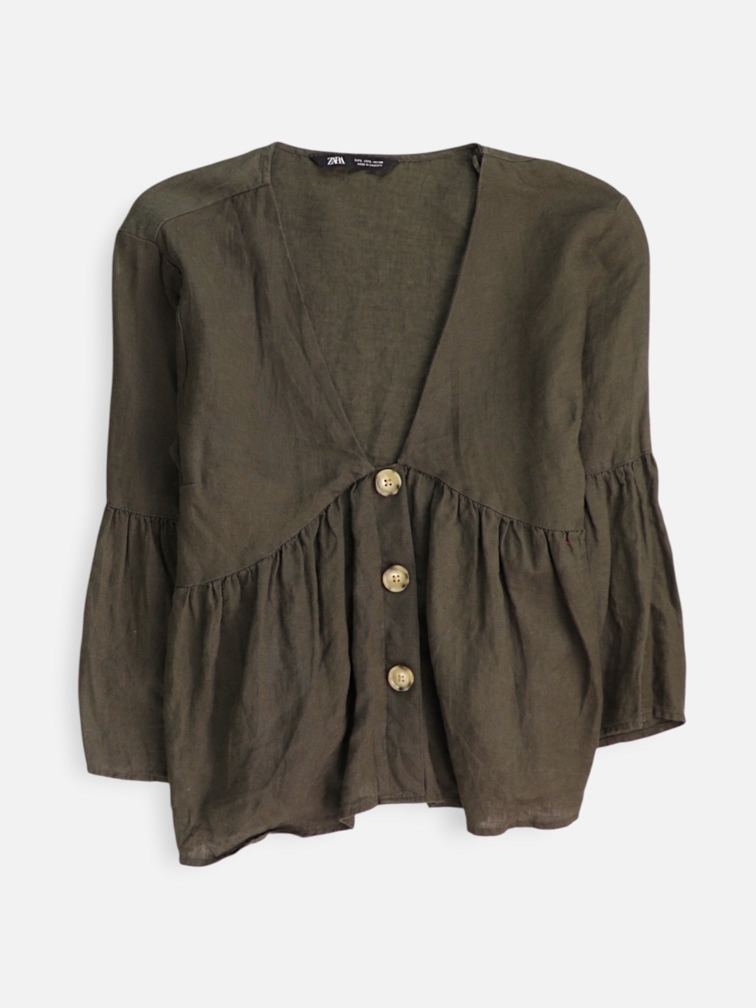 ZARA Blusa Casual - Mujer - Large