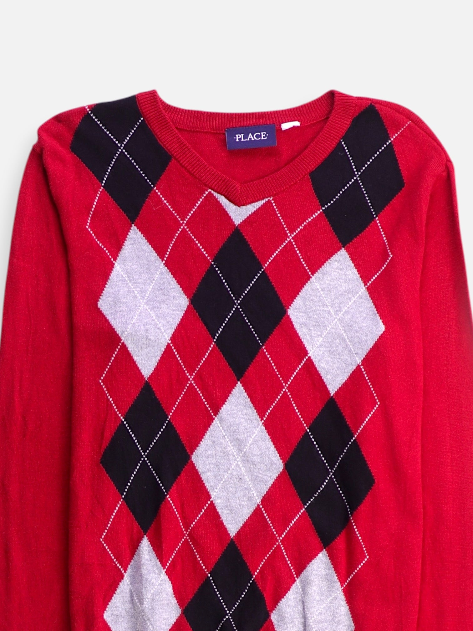 PLACE Sueter Knit Color Block - Niño - Small - 12-13Y (Años)
