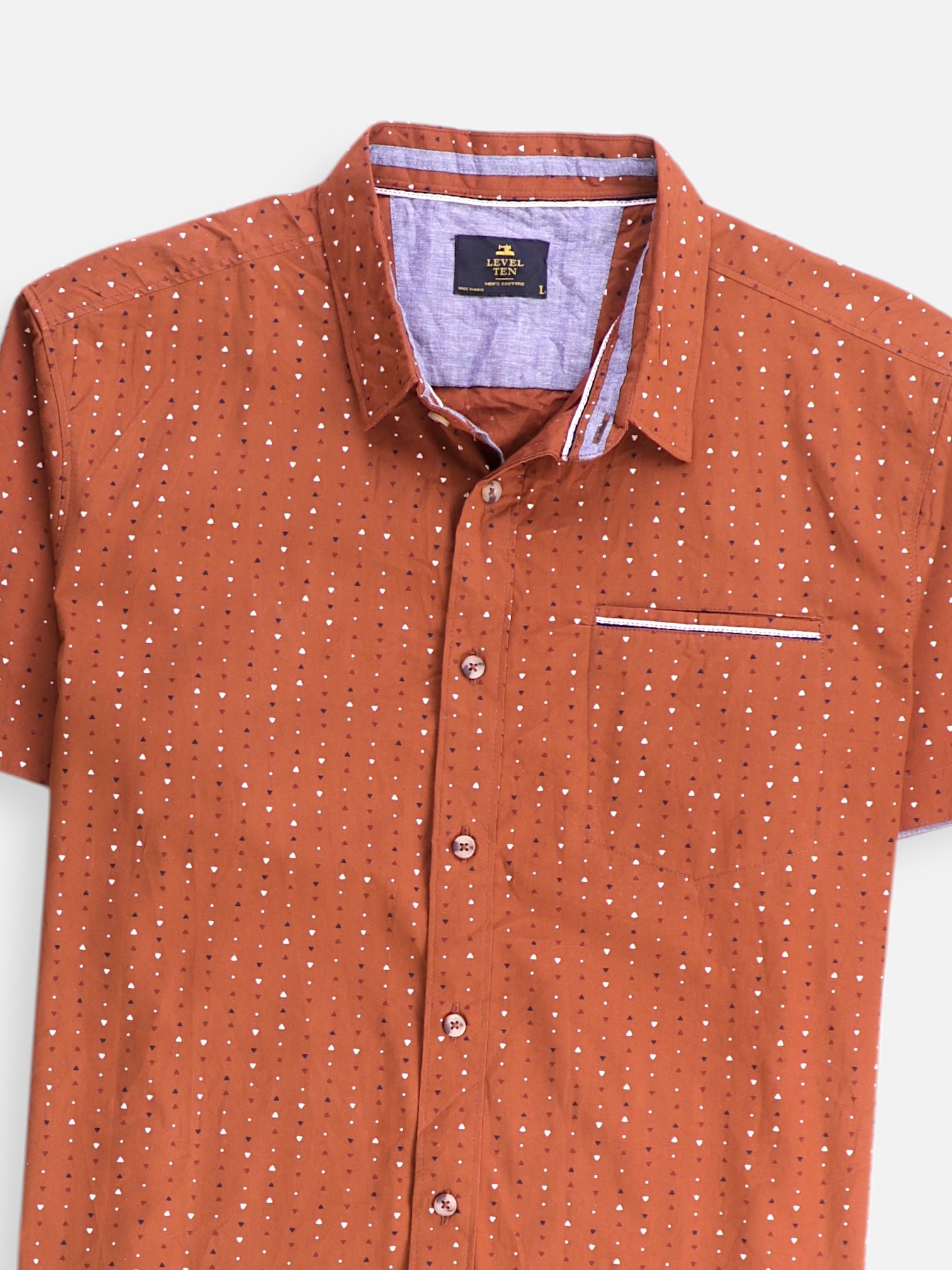 Camisa Casual - Hombre - Large